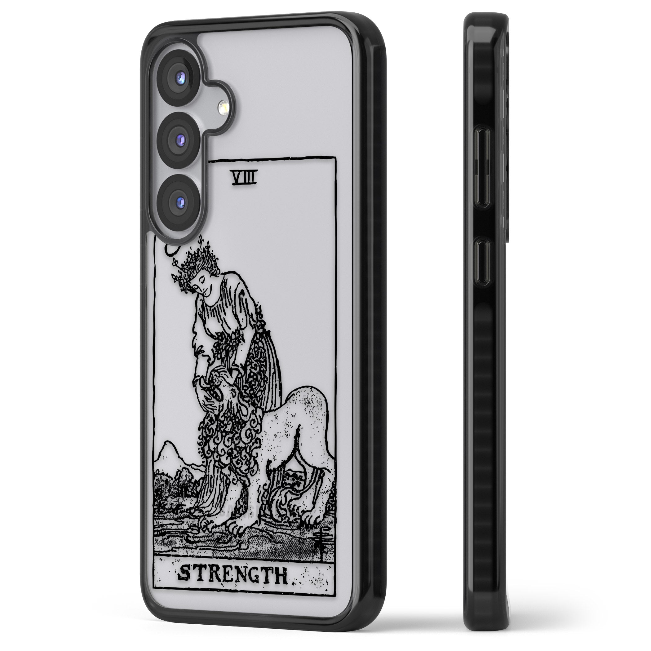 Personalised Strength Tarot Card (Clear)