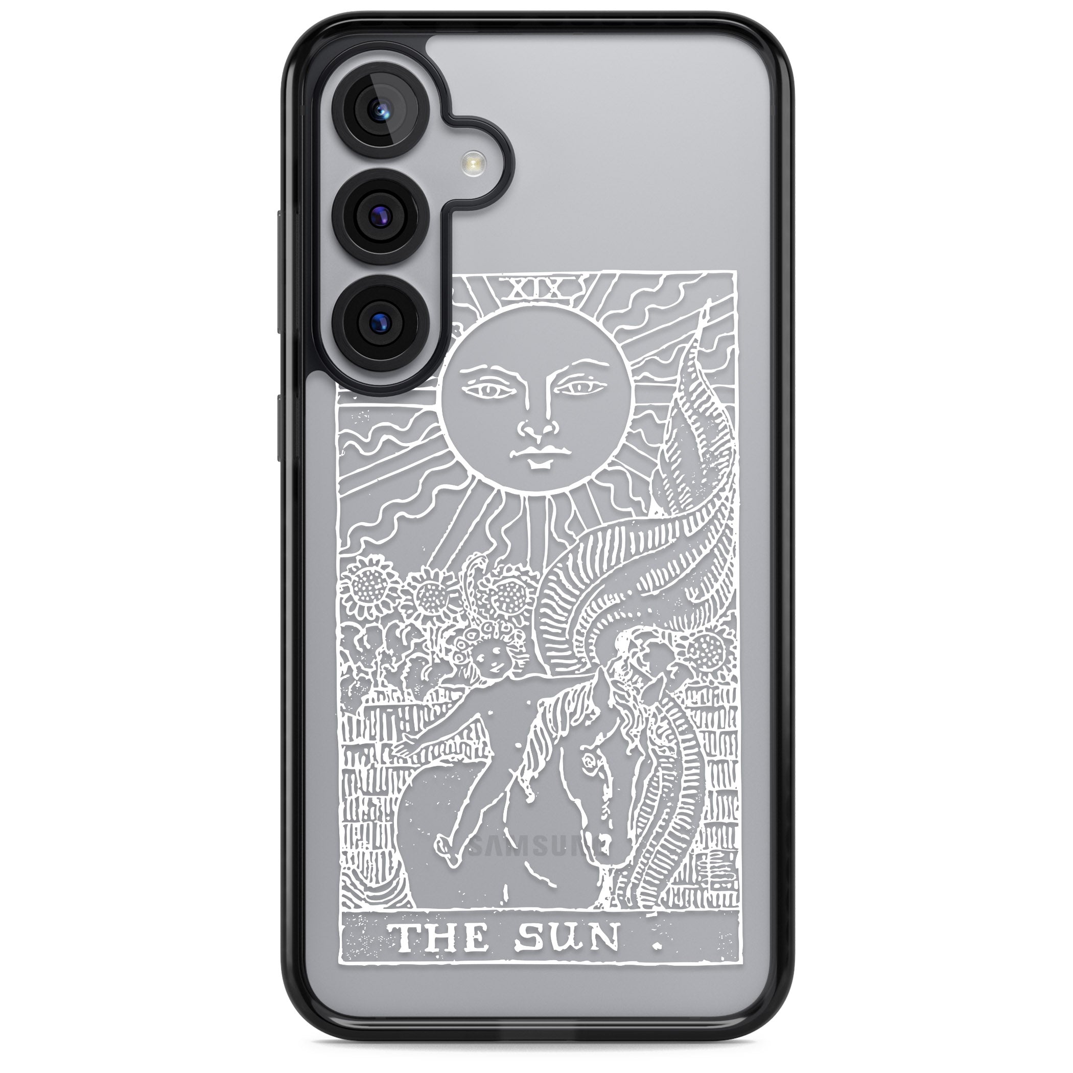 Personalised The Sun Tarot Card (White)