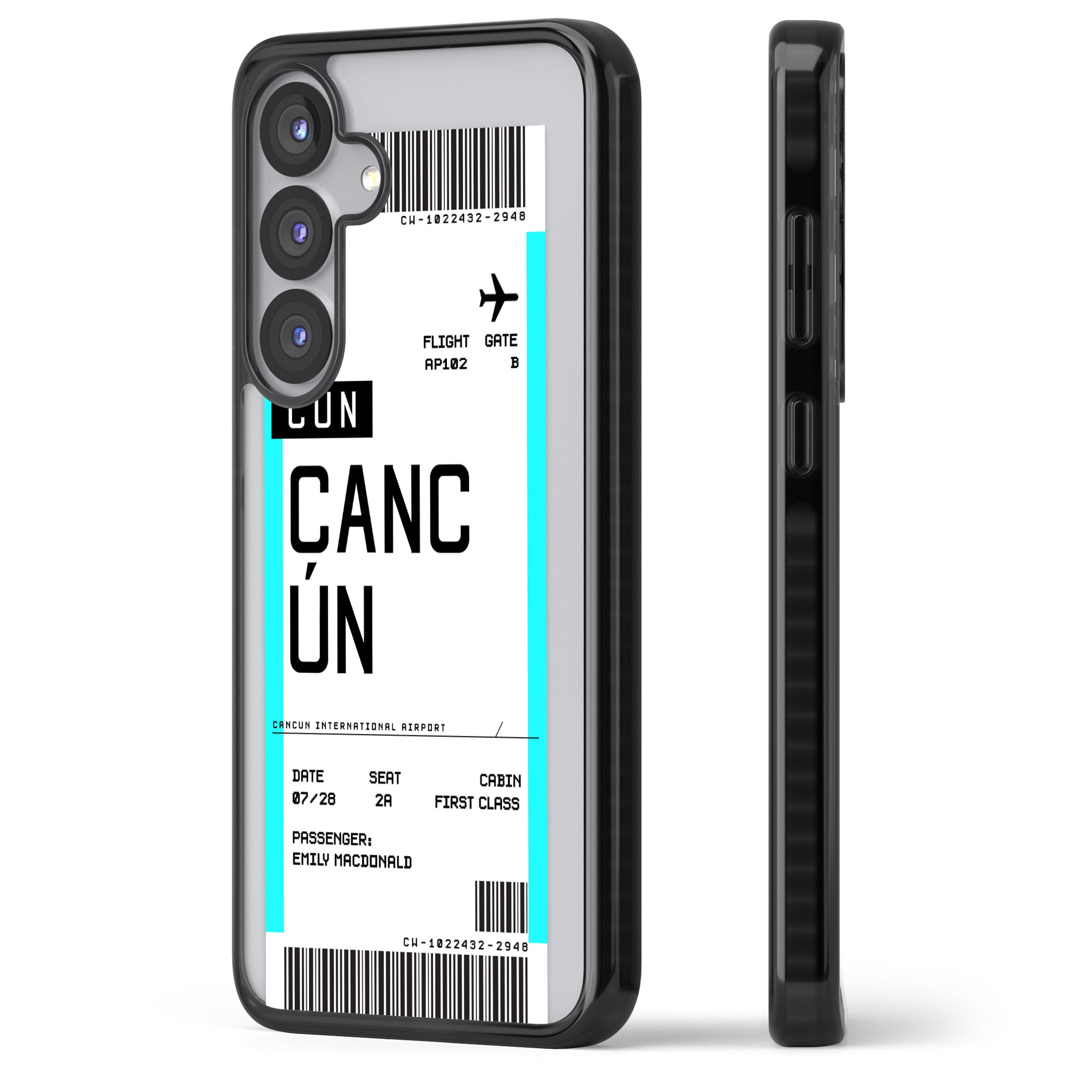 Personalised Cancún Boarding Pass