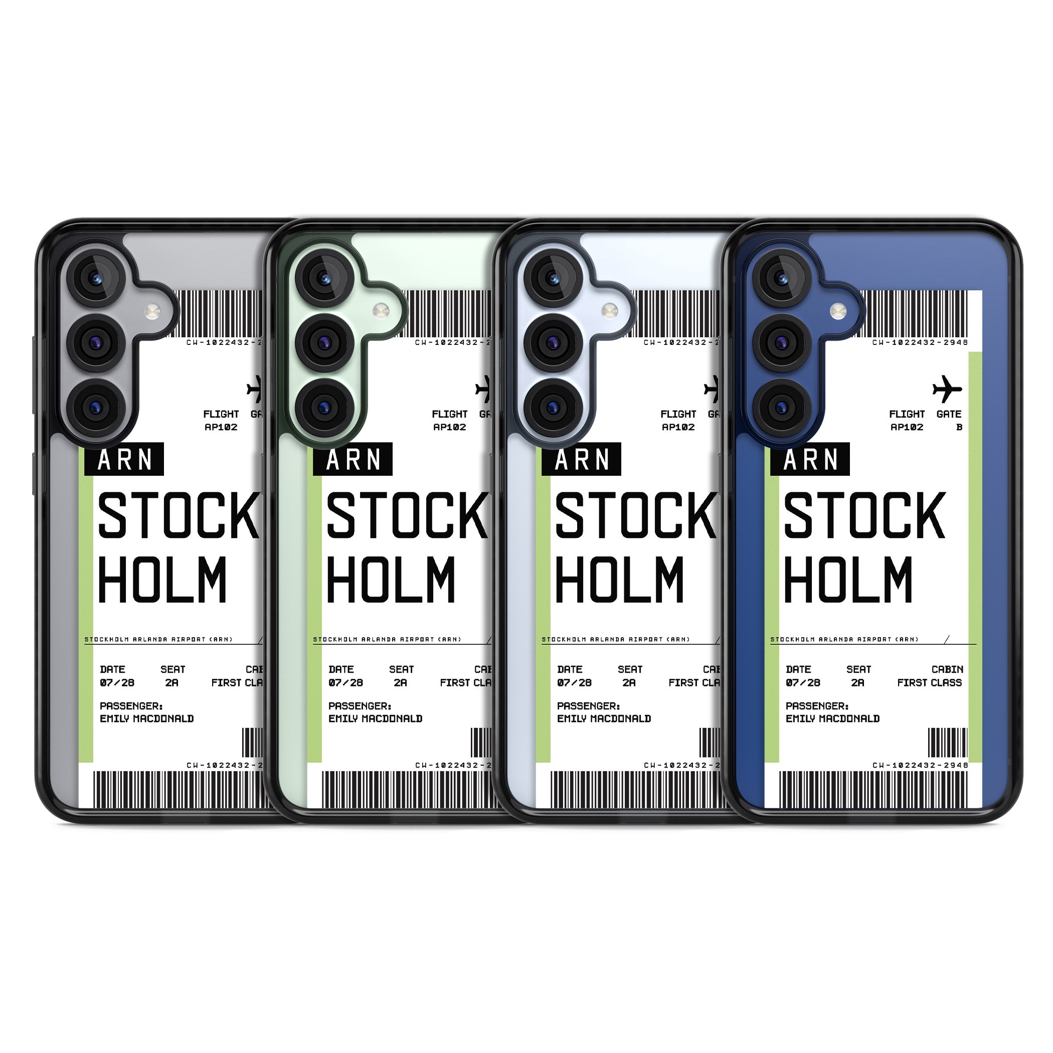 Personalised Stockholm Boarding Pass