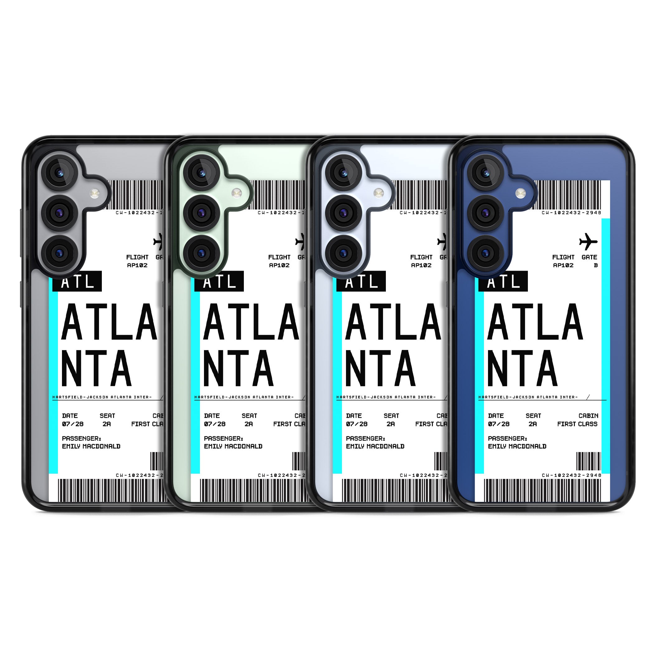 Personalised Atlanta Boarding Pass