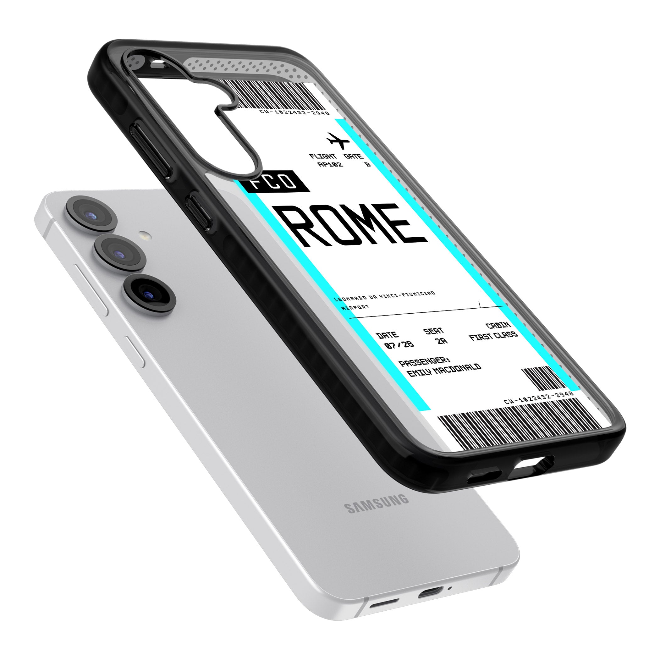 Personalised Rome Boarding Pass