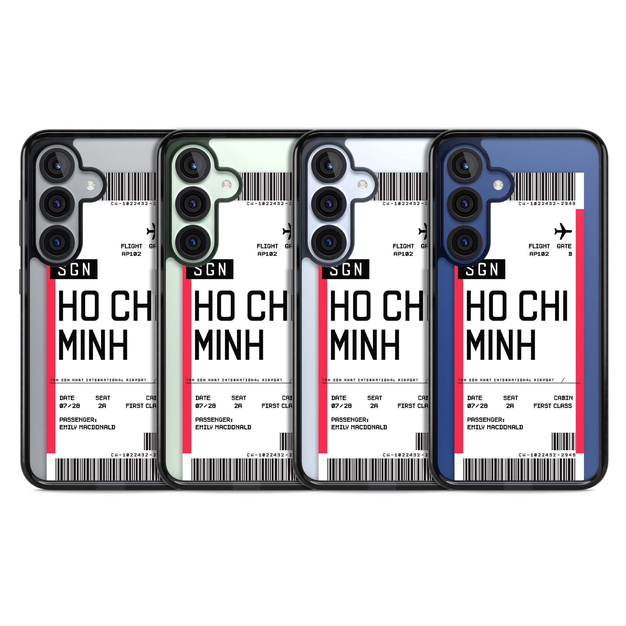 Personalised Ho Chi Minh Boarding Pass