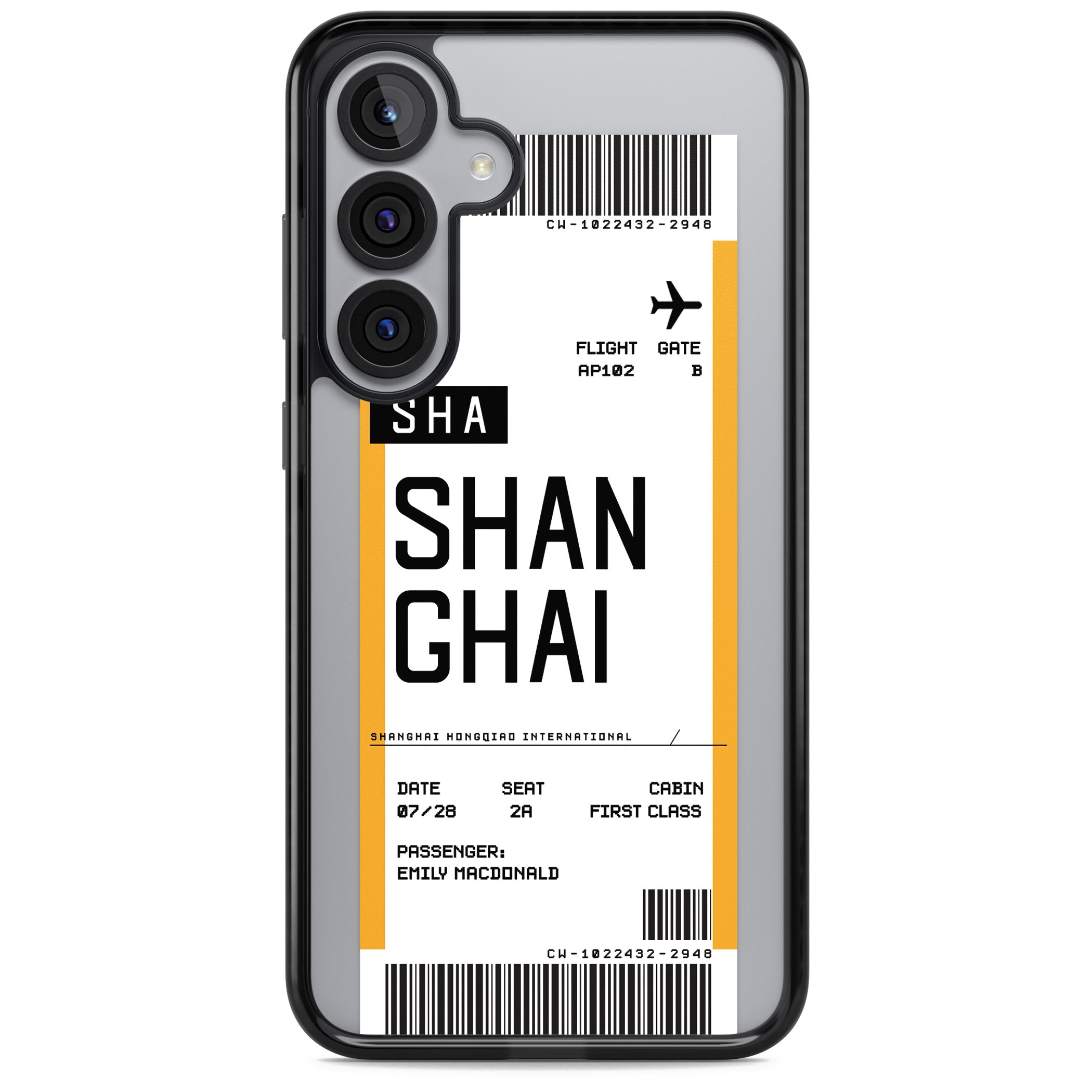 Personalised Shanghai Boarding Pass