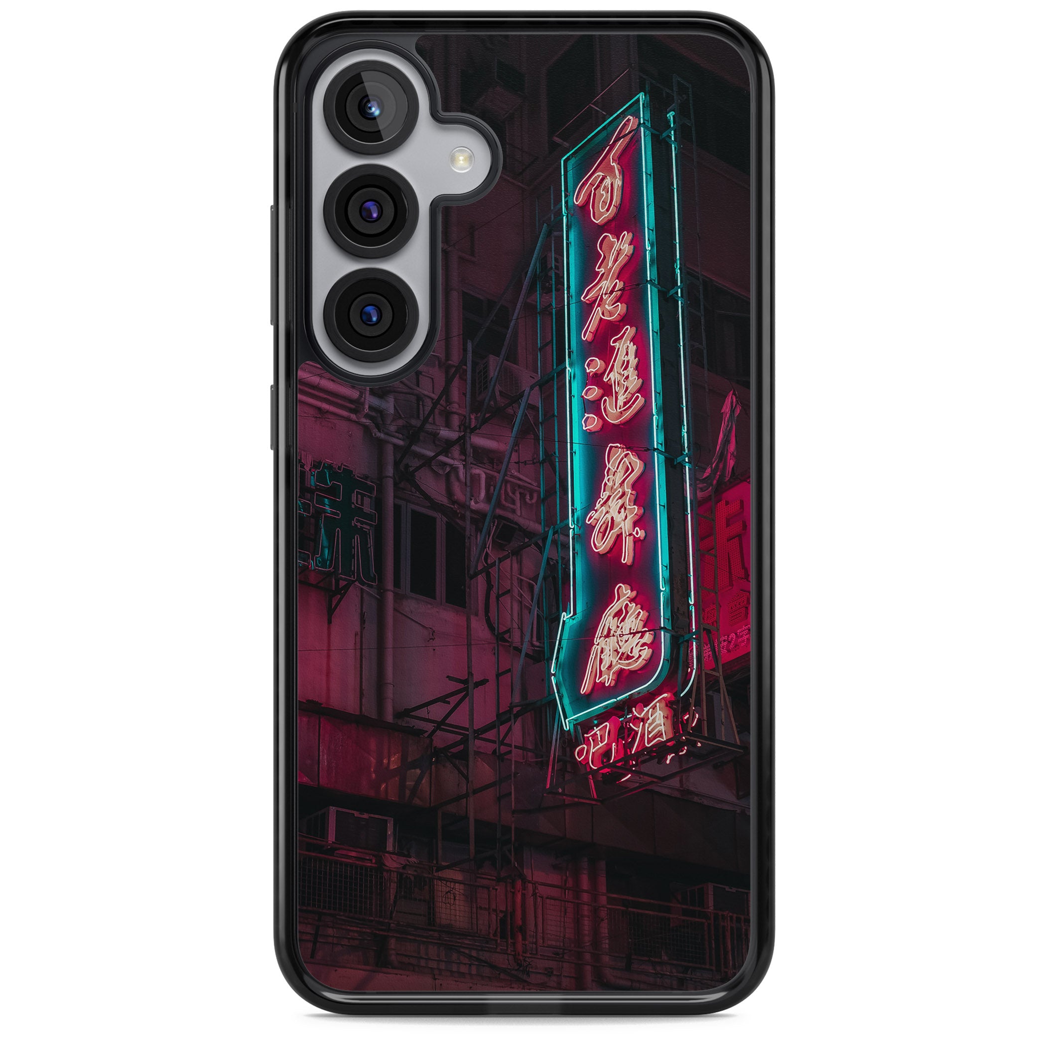 Neon Kanji Cityscape