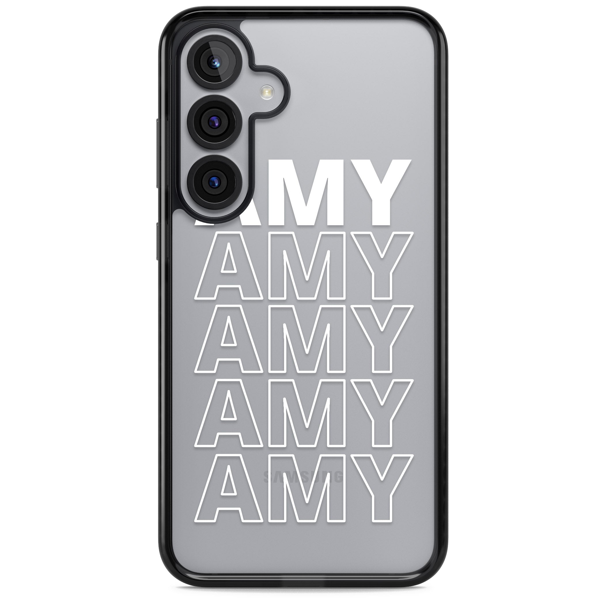 Personalised Bold Name Repeated