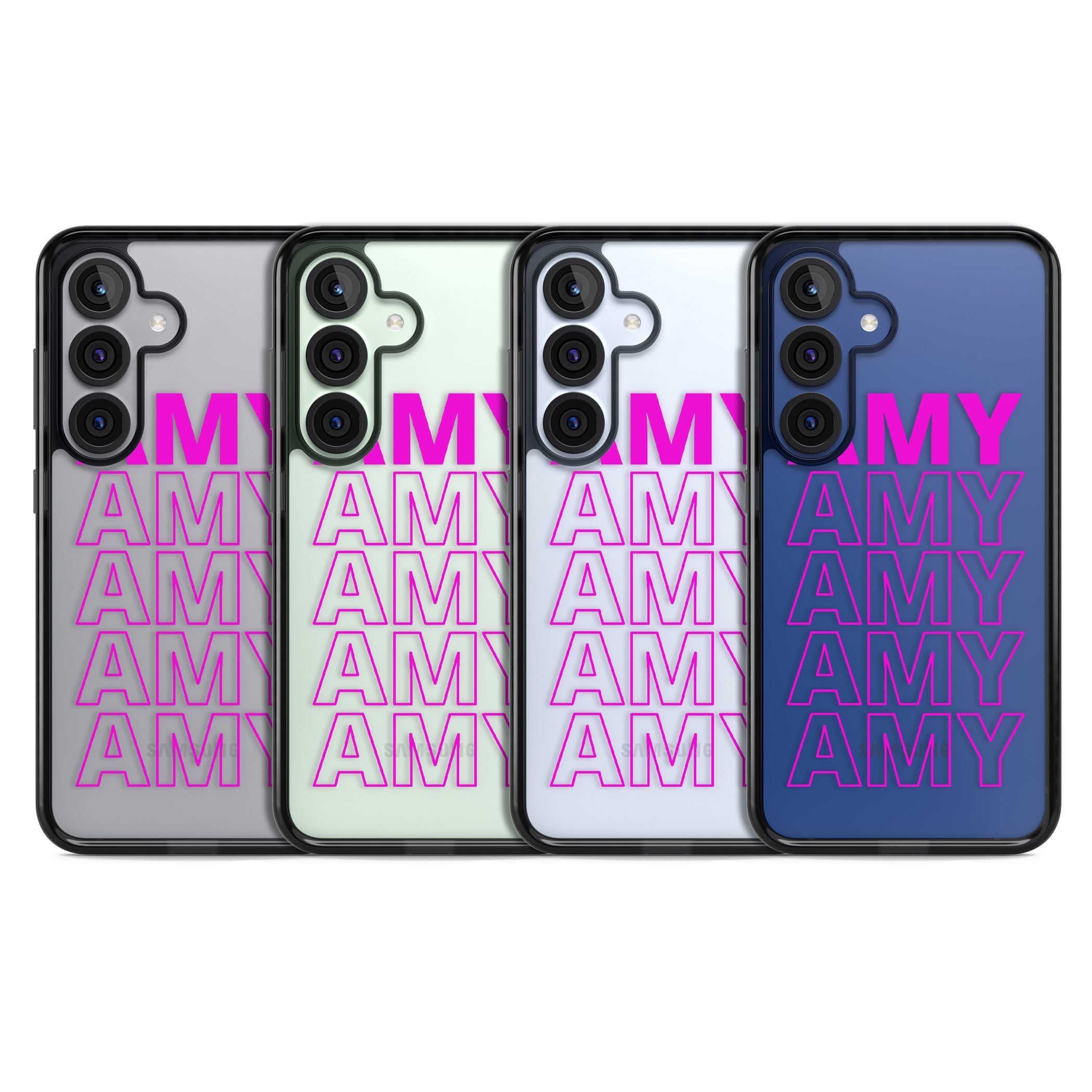 Personalised Bold Repeated Name