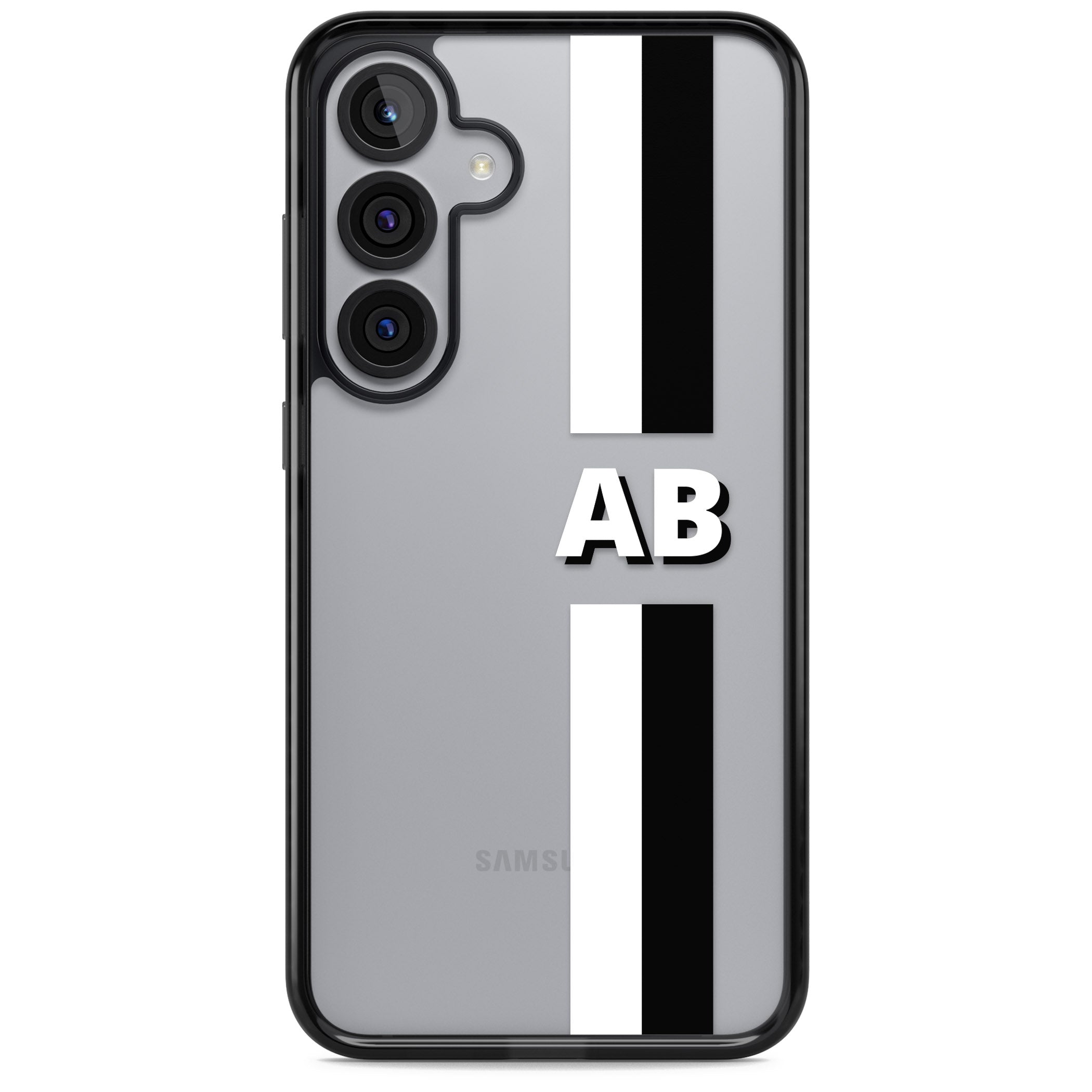 Personalised Bold Two Stripe Name