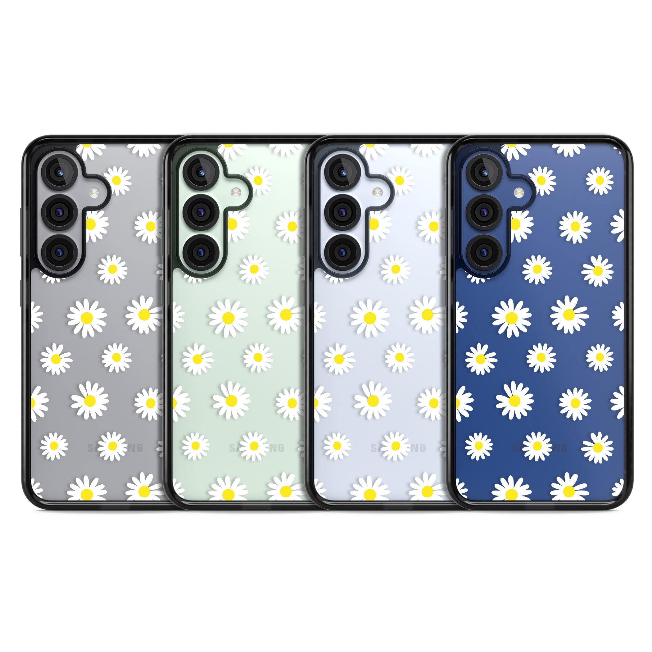 Personalised White Daisy Pattern