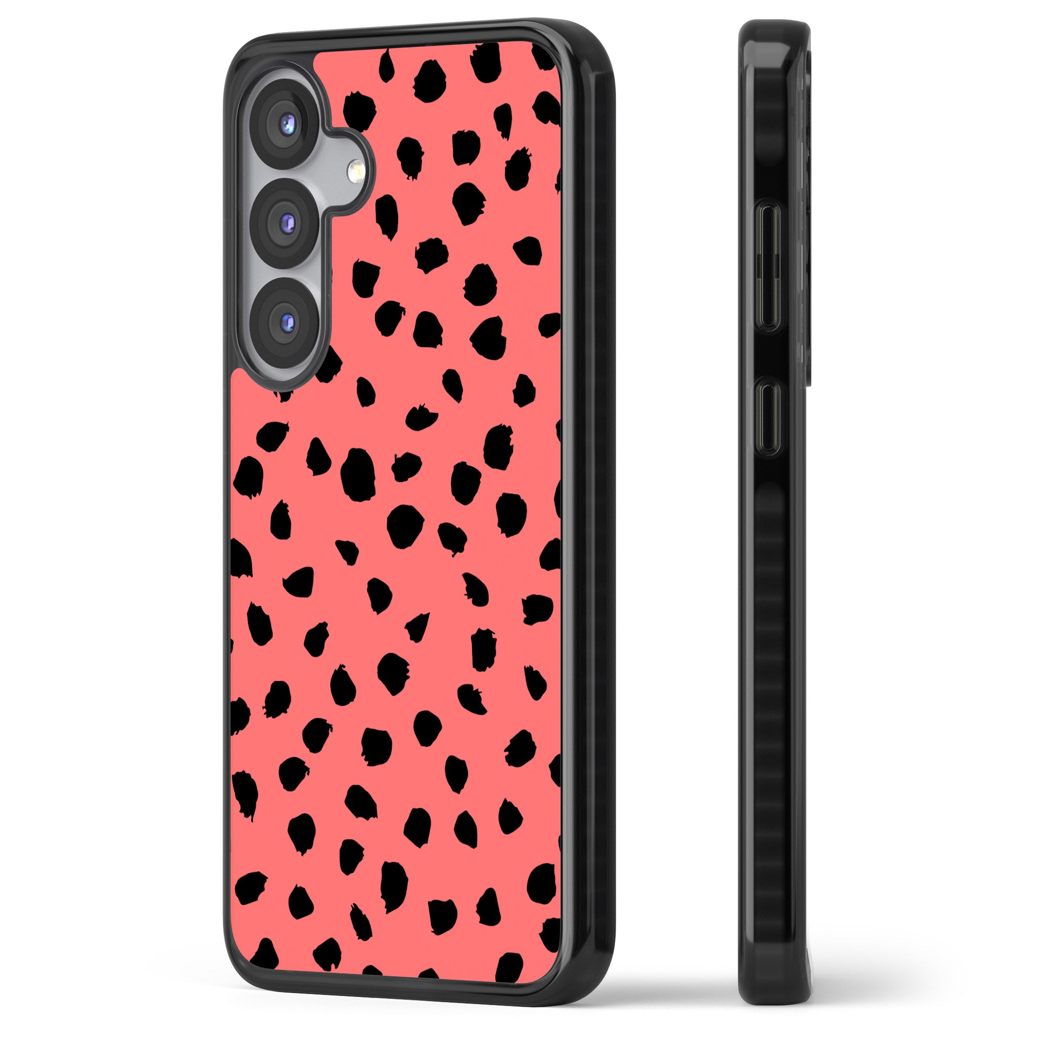 Black Dalmatian Spots On Coral