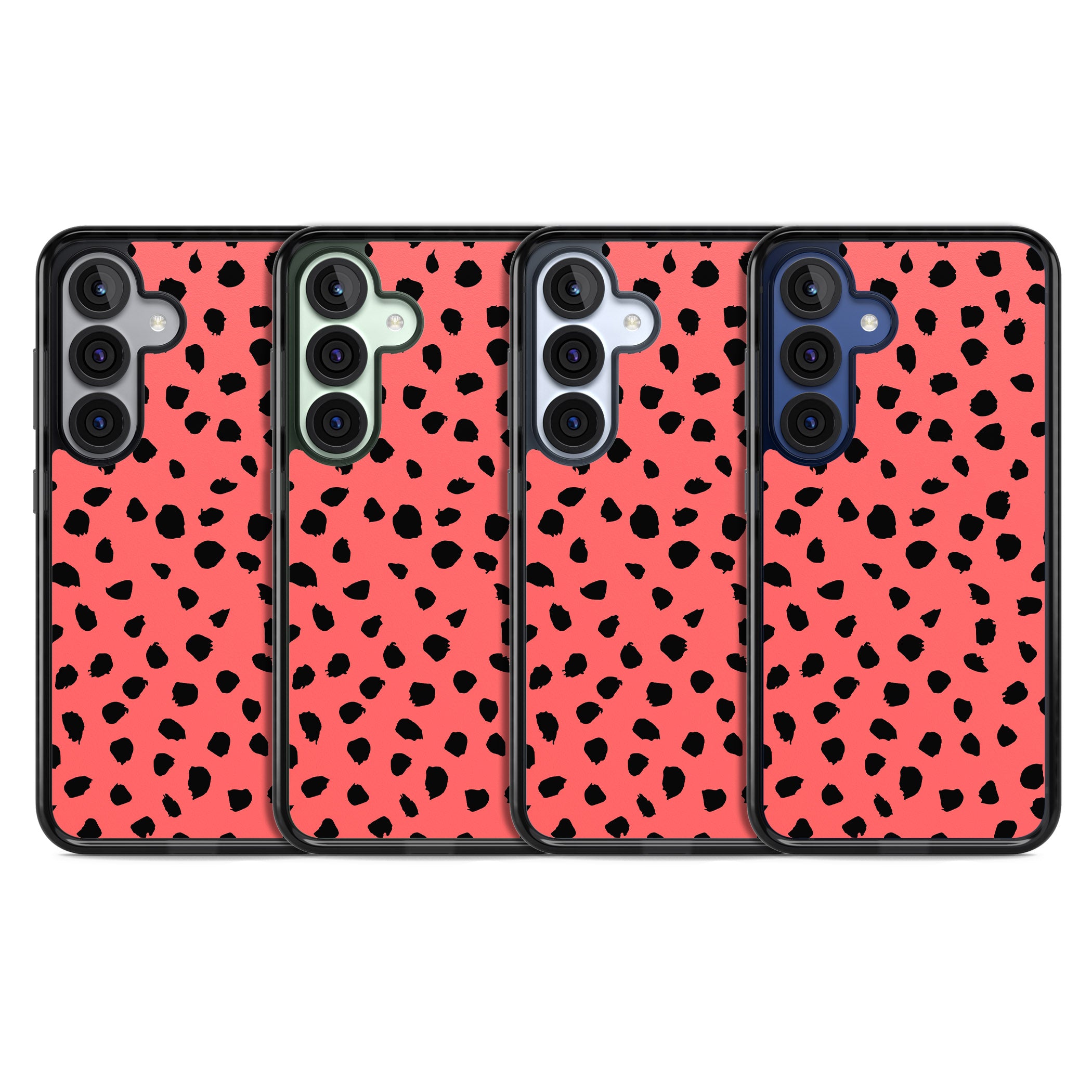 Black Dalmatian Spots On Coral