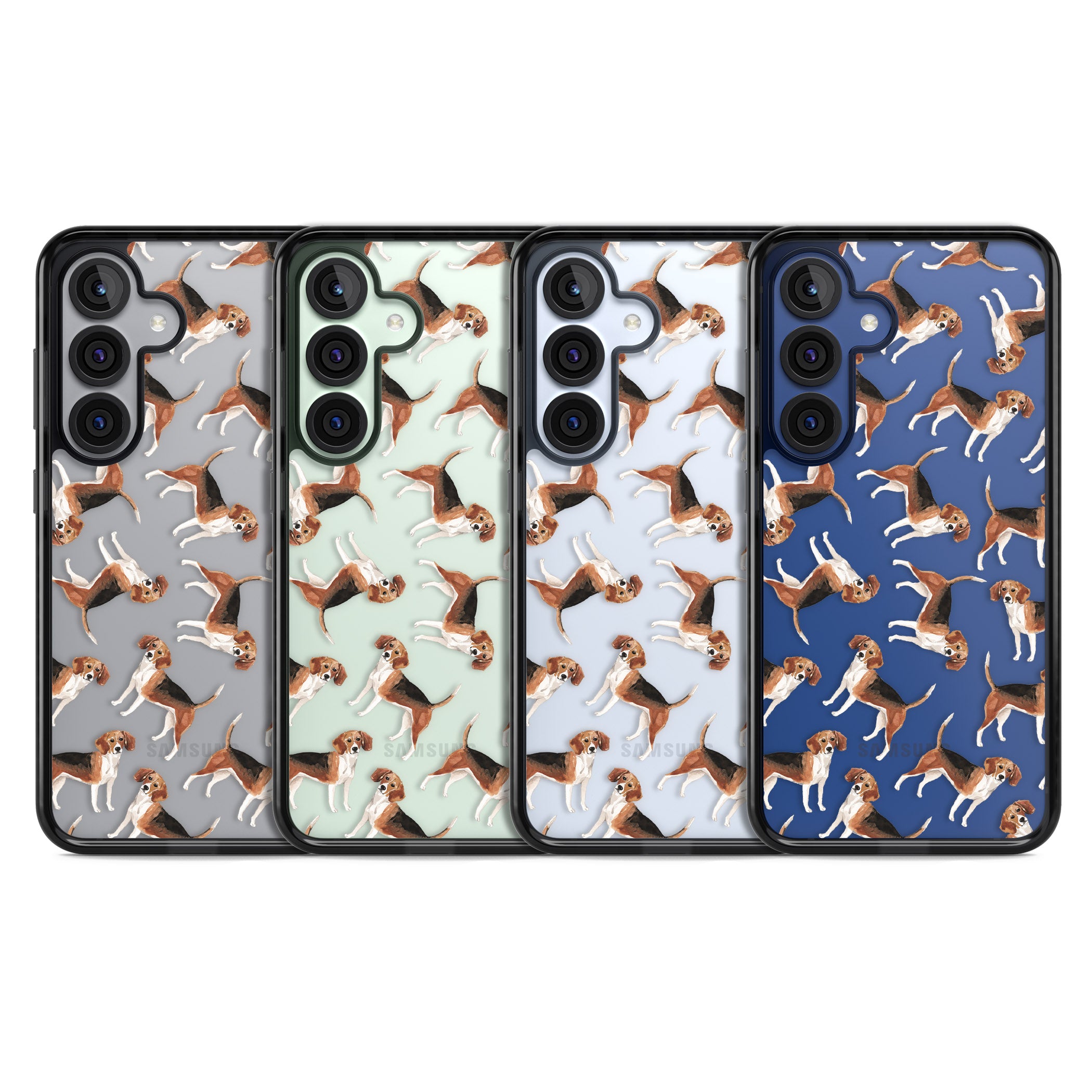 Beagle Watercolor Pattern