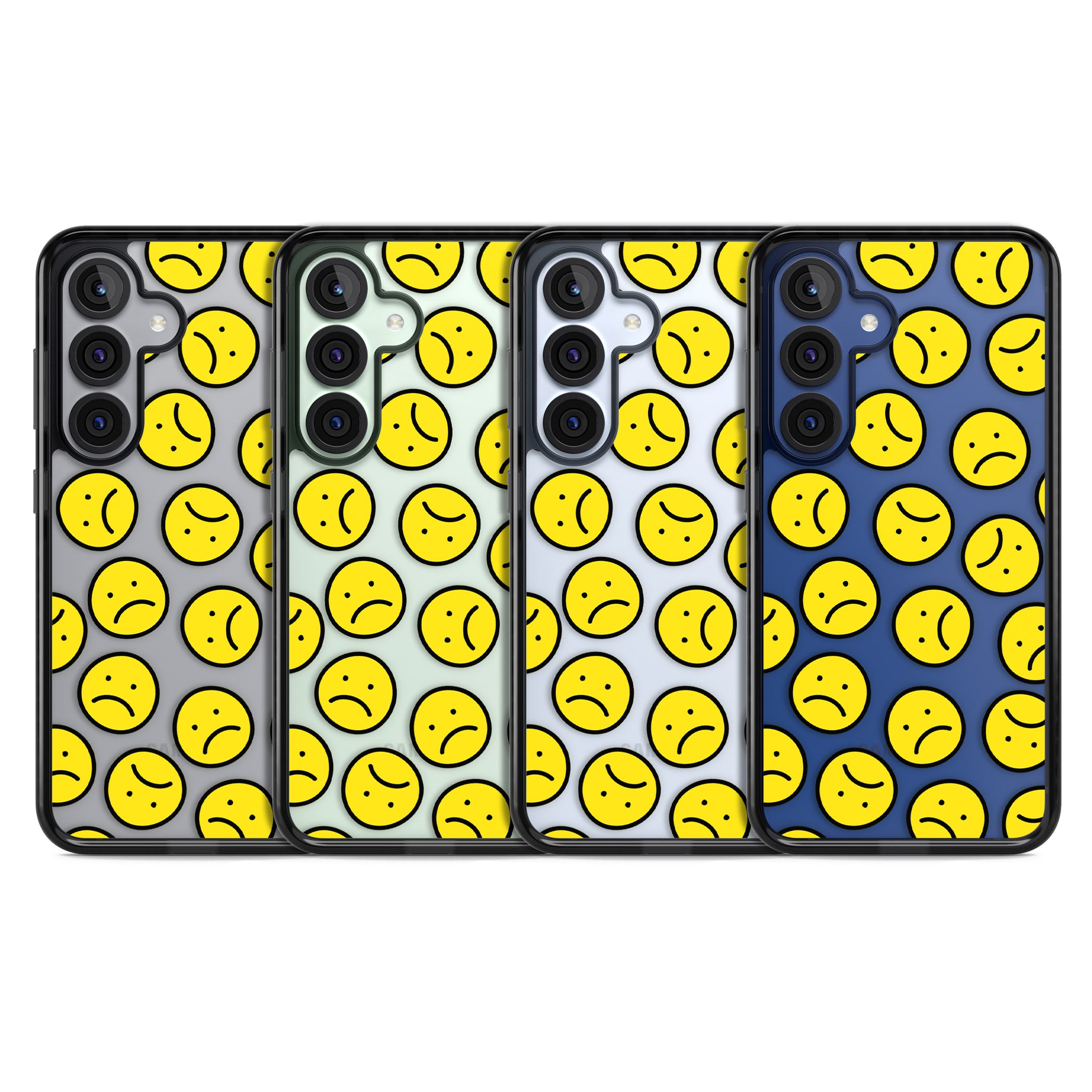 Sad Face Clear Pattern