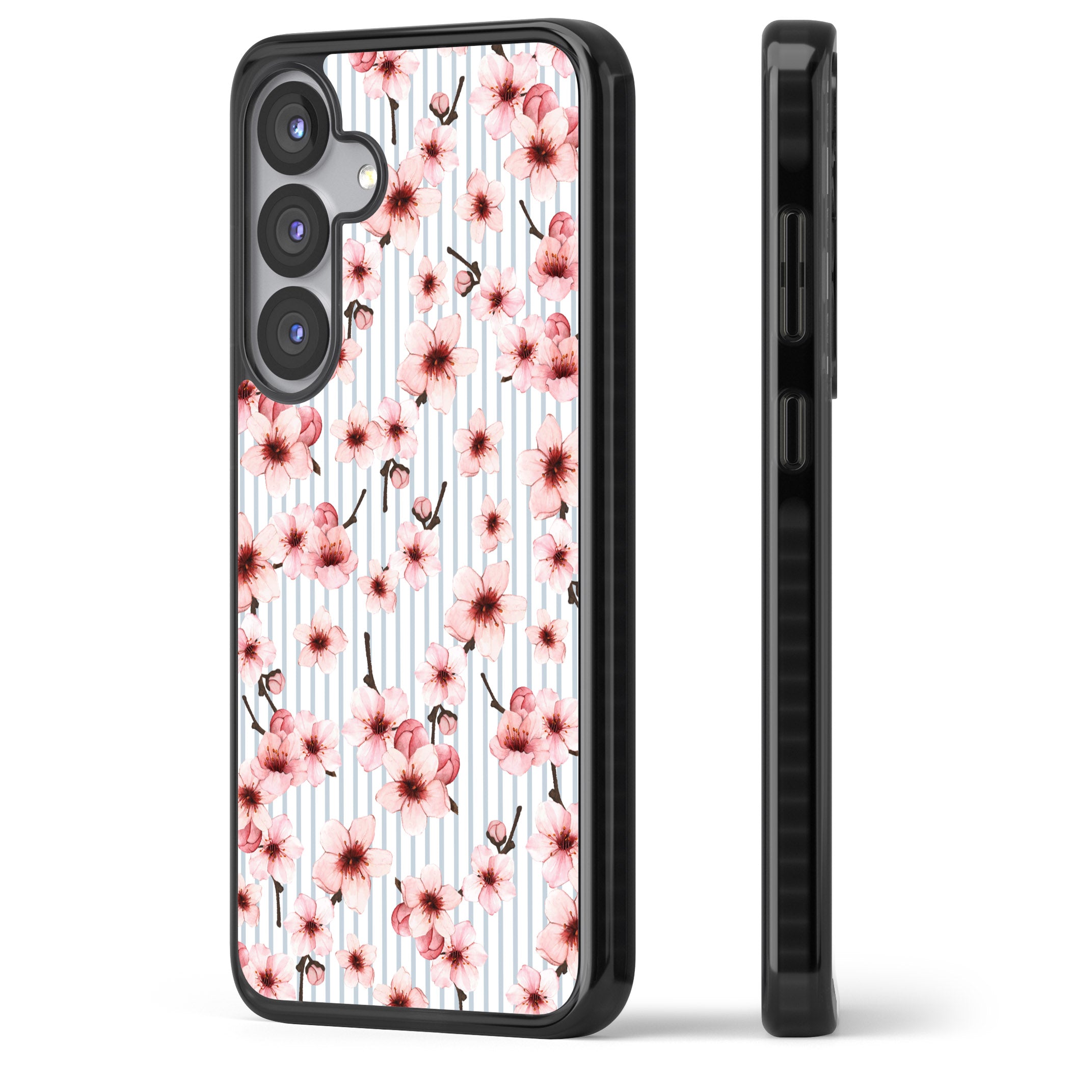 Cherry Blossoms Striped