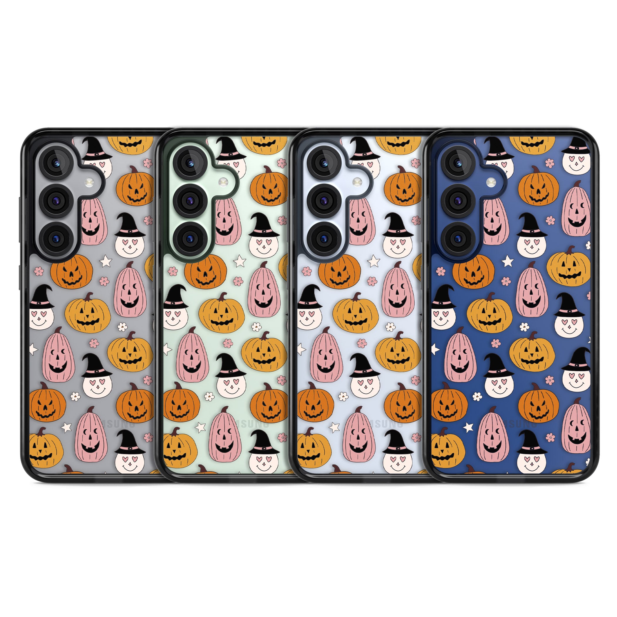 Witches And Pumpkins Pattern