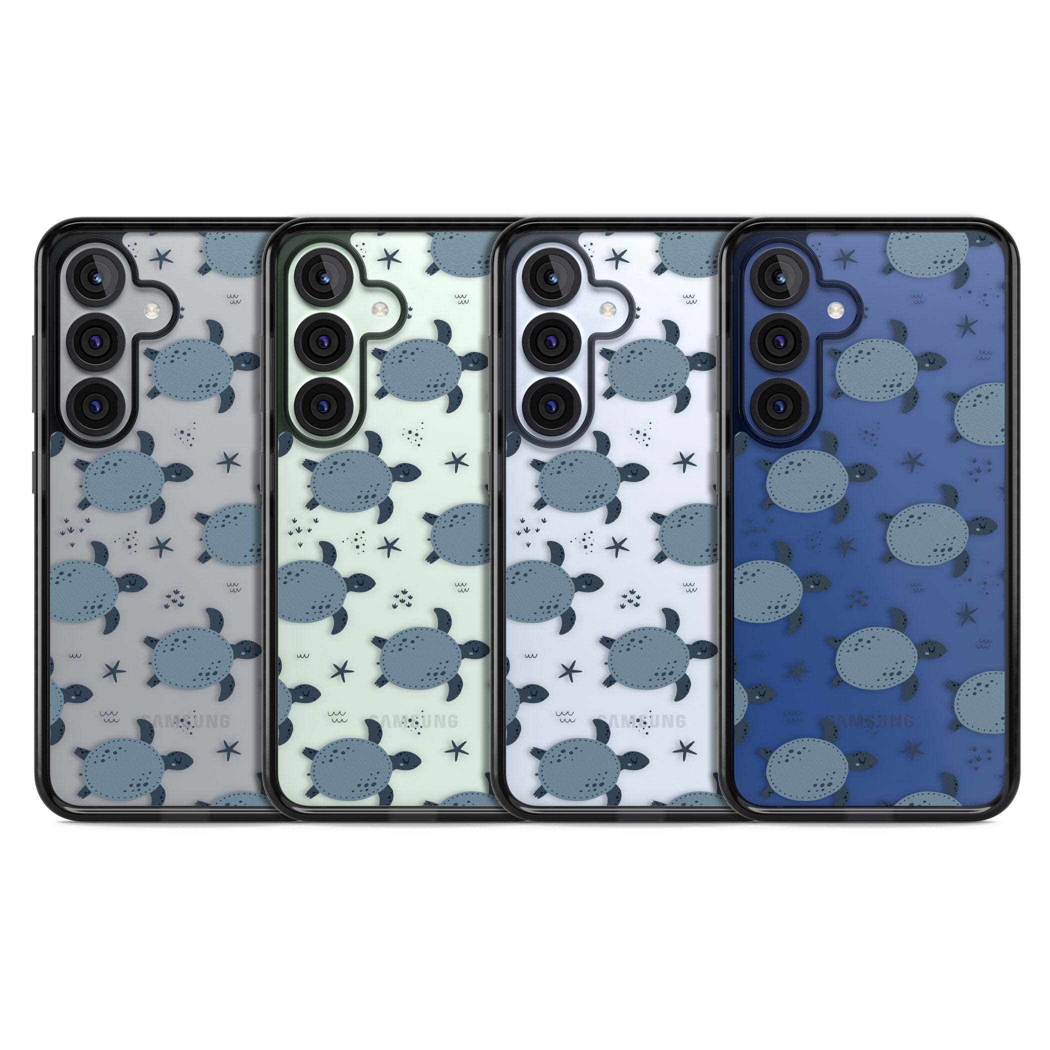 Under The Sea Patterns Sea Turtles (Clear)