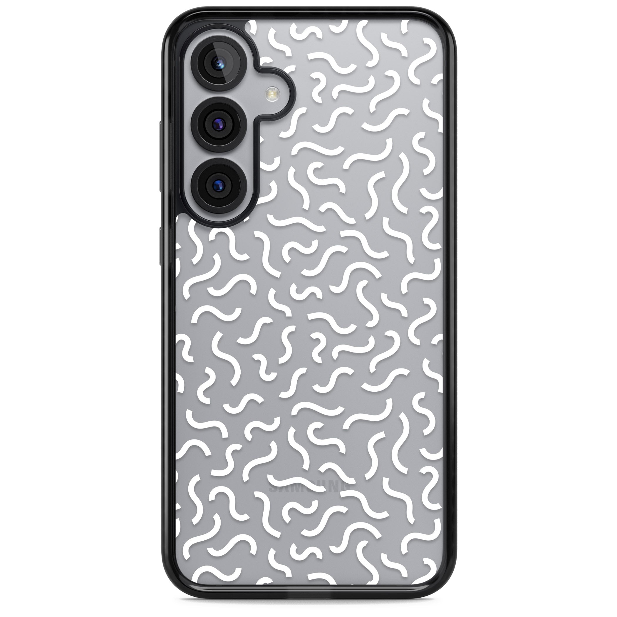 Black & White Wavy Pattern