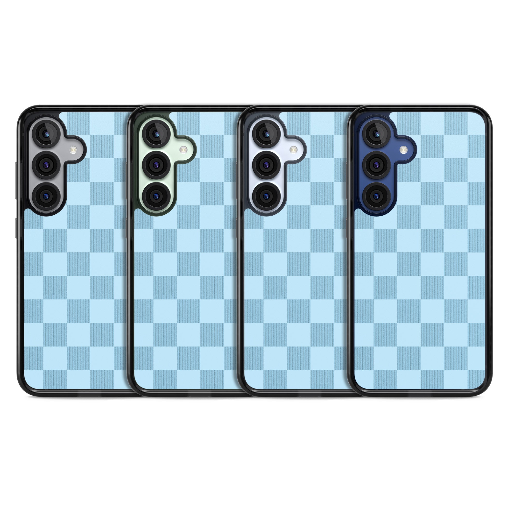 Skyblue Checkered