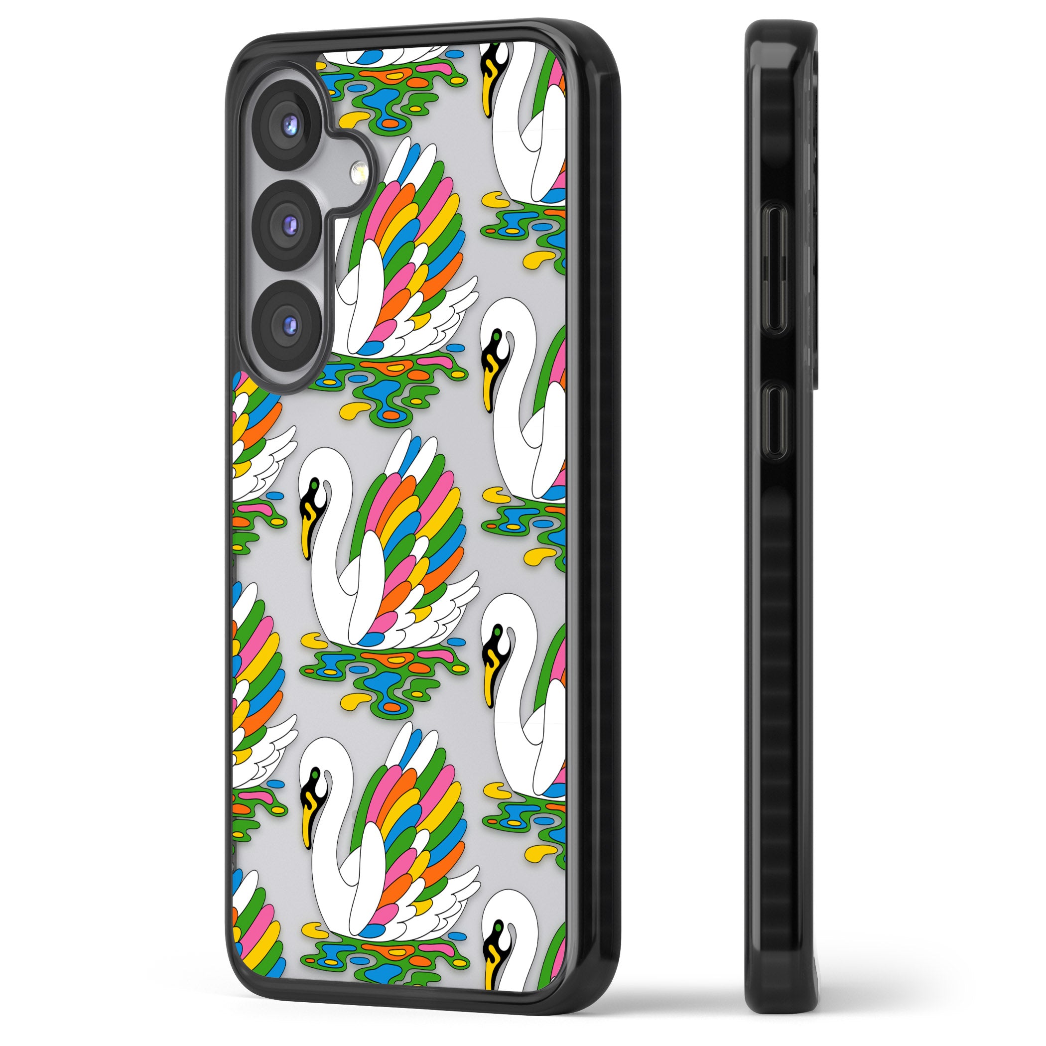 Colourful Swan Pattern