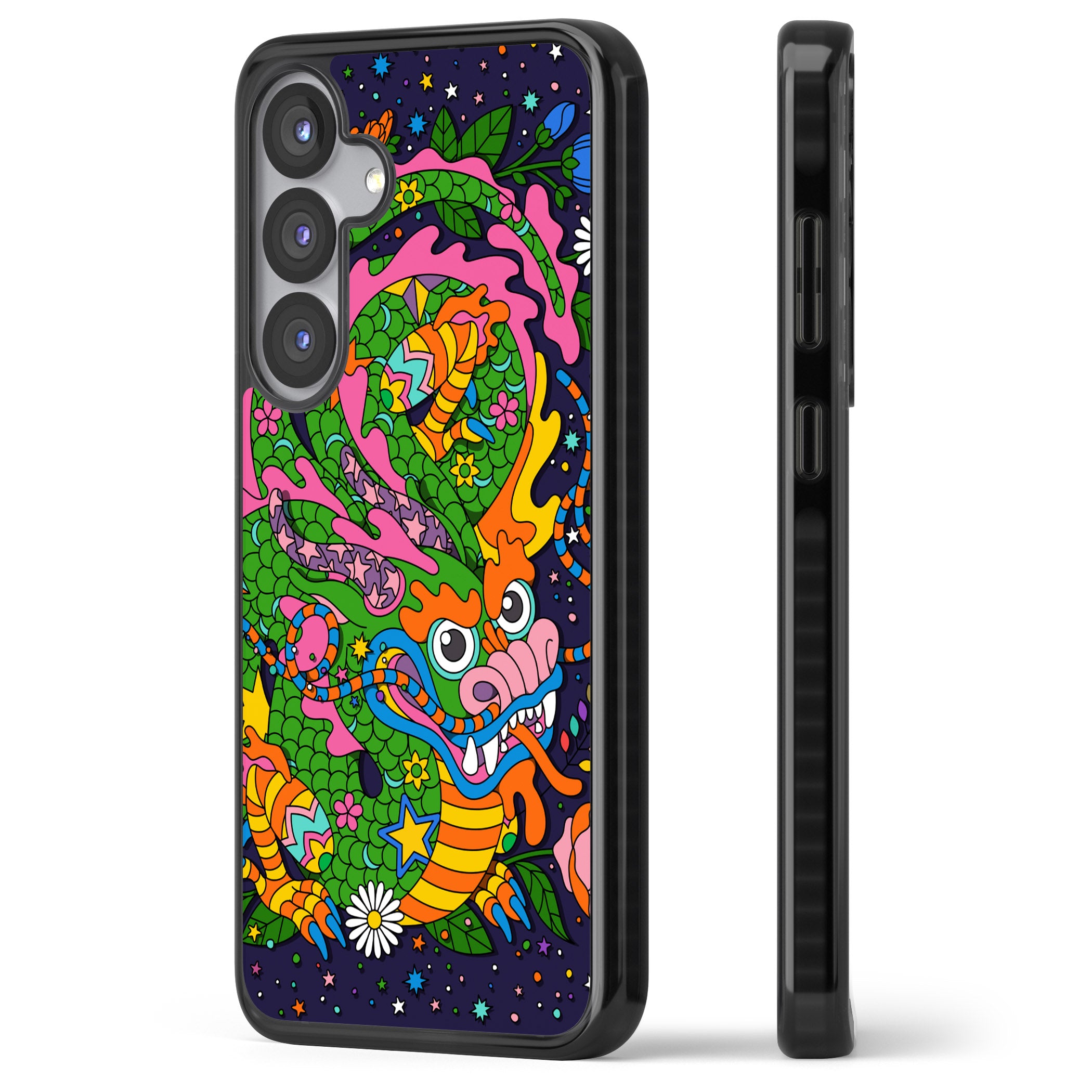 Psychedelic Jungle Dragon (Purple)
