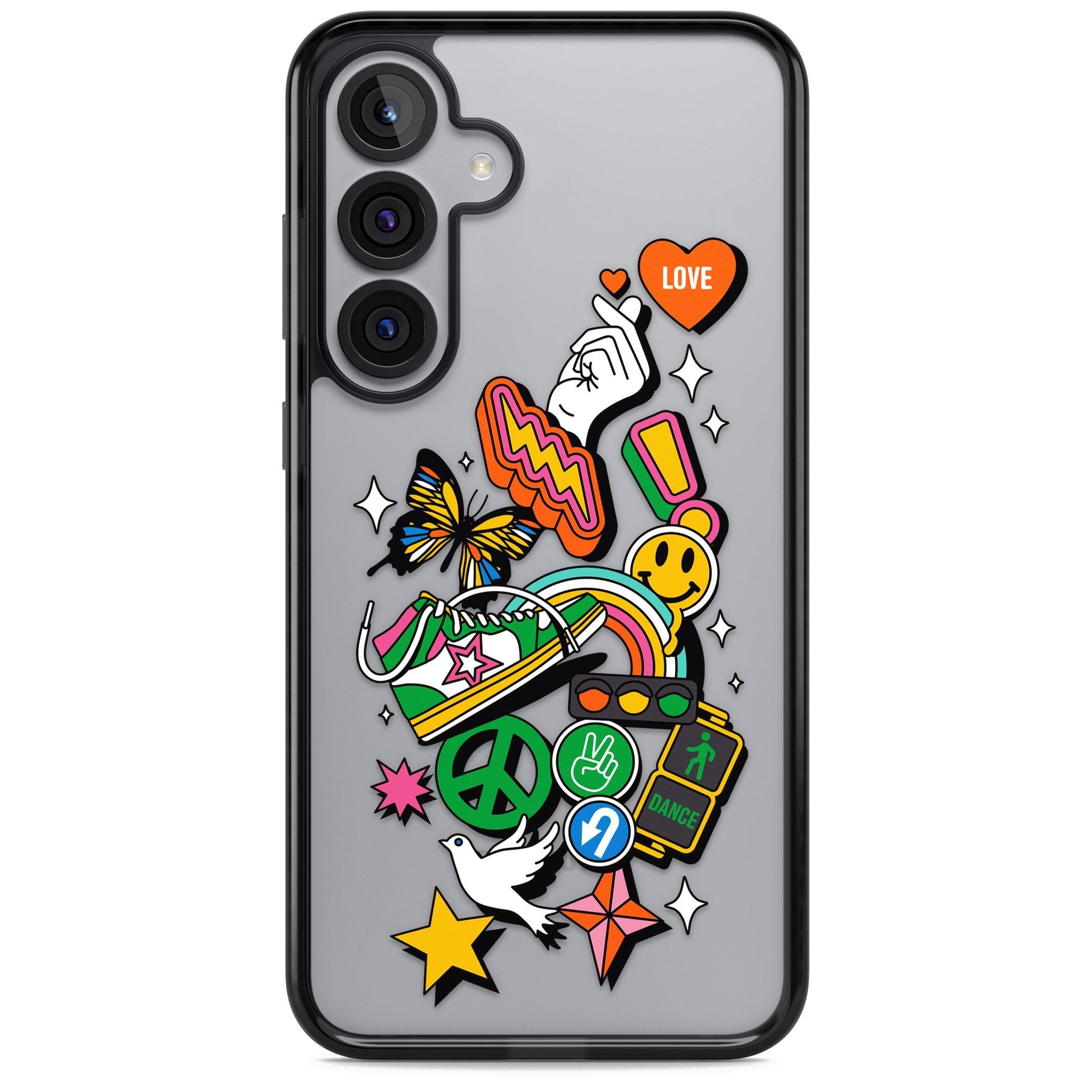 Nostalgic Sticker Collage