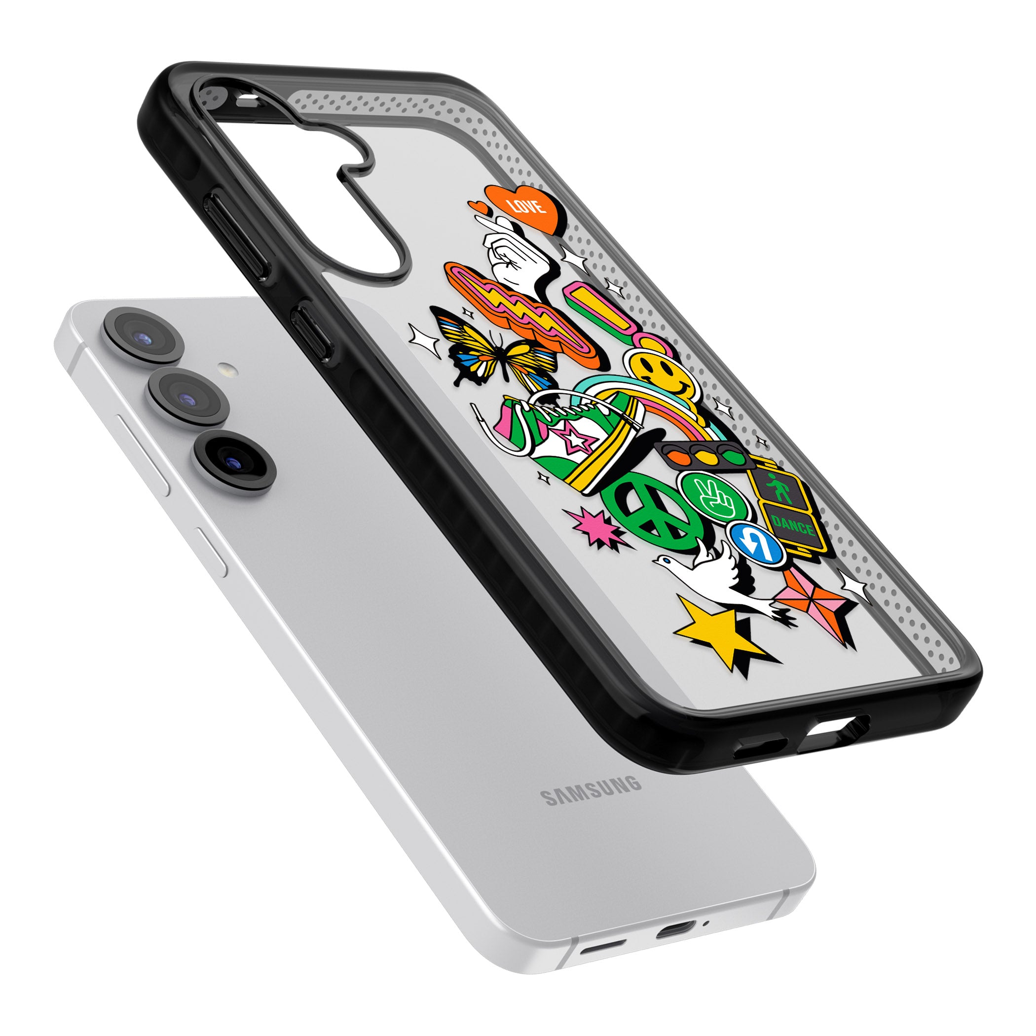 Nostalgic Sticker Collage