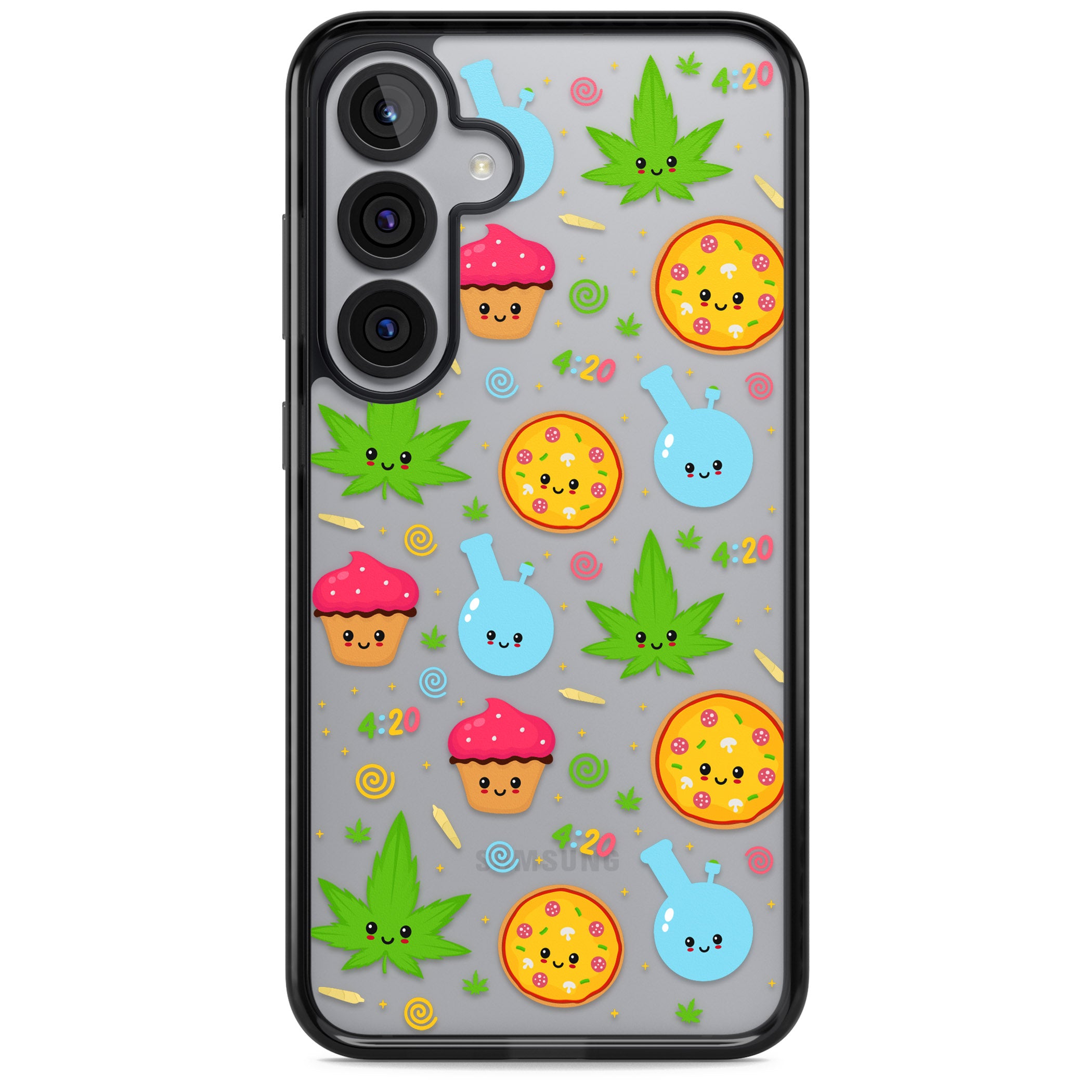 Kawaii Weed Pattern