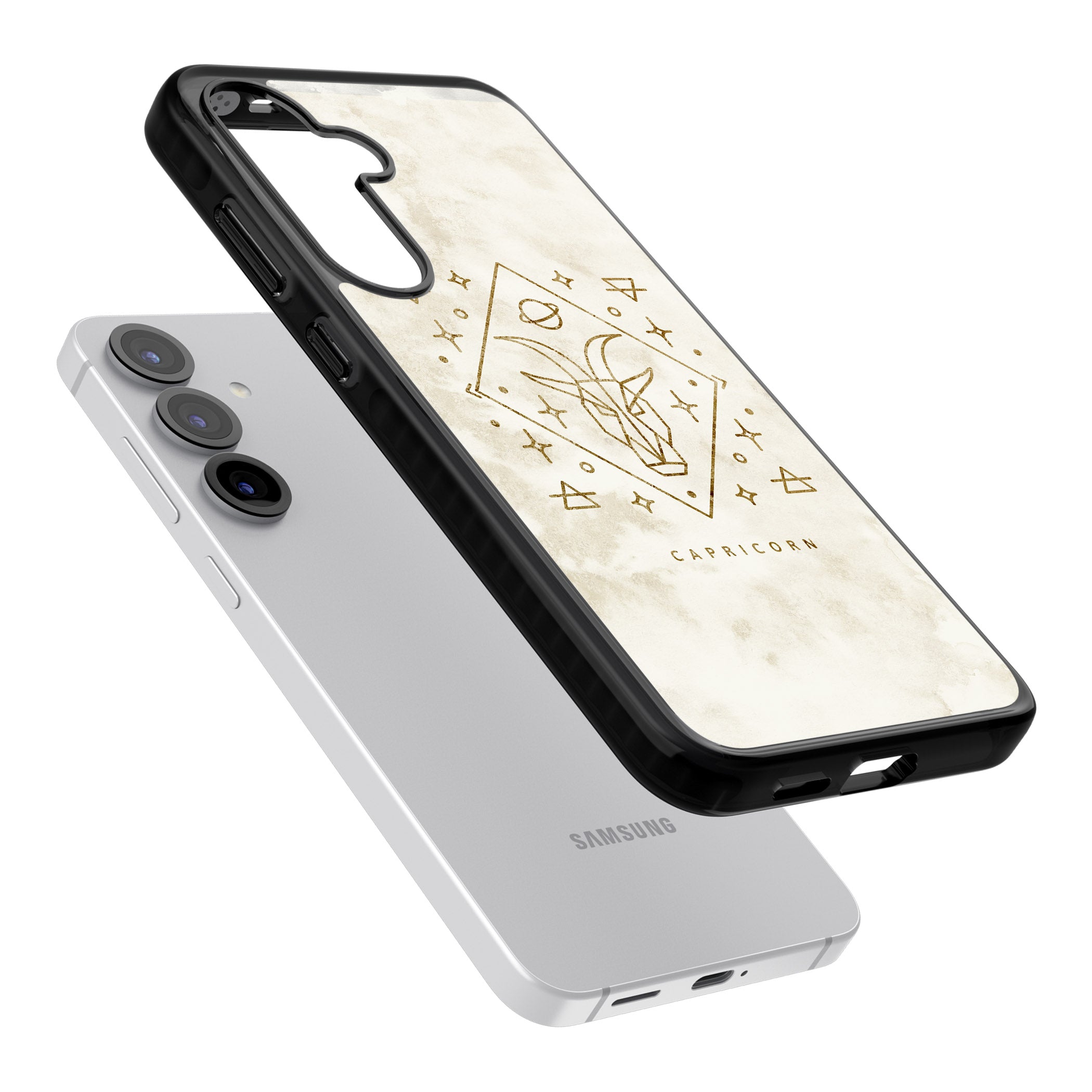 Capricorn Gold Zodiac Design