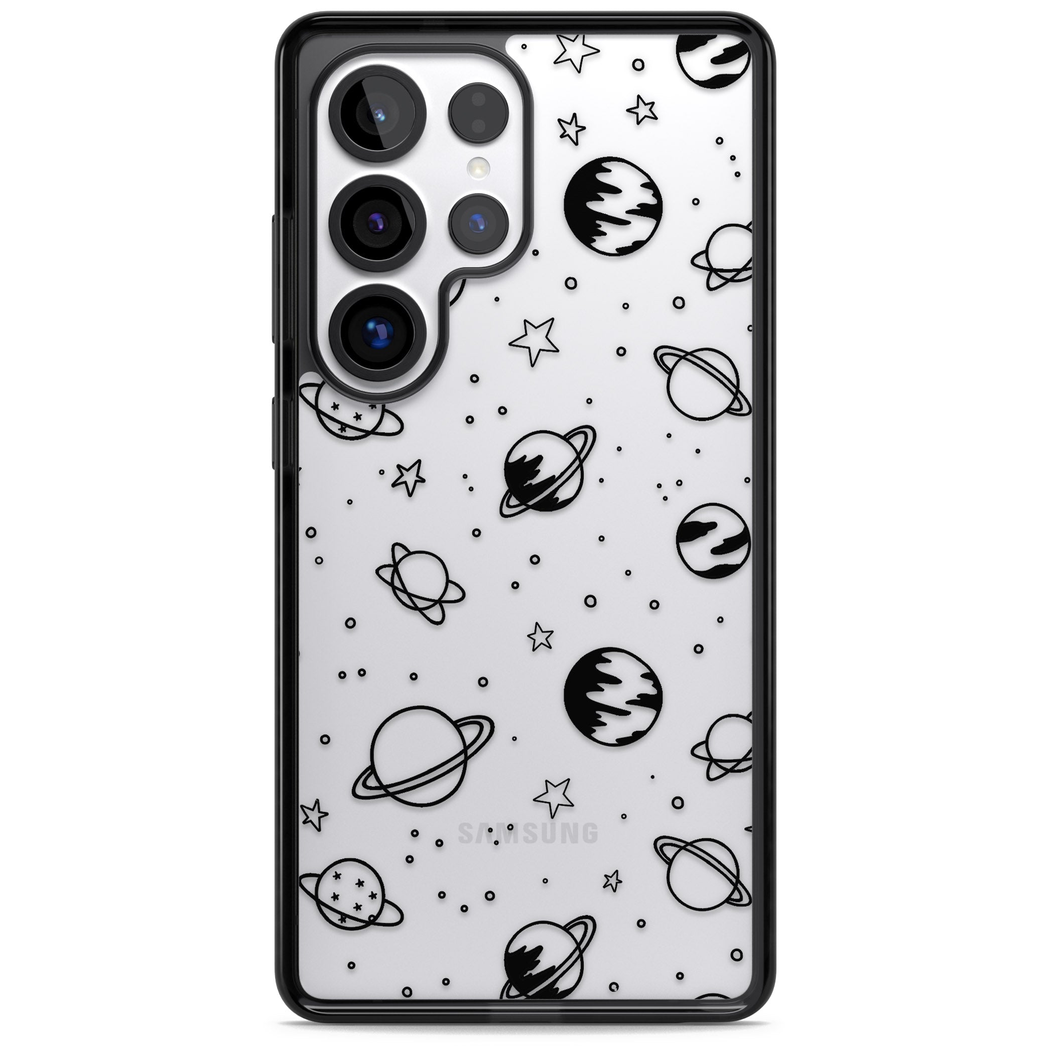 Cosmic Sketch Black Clear