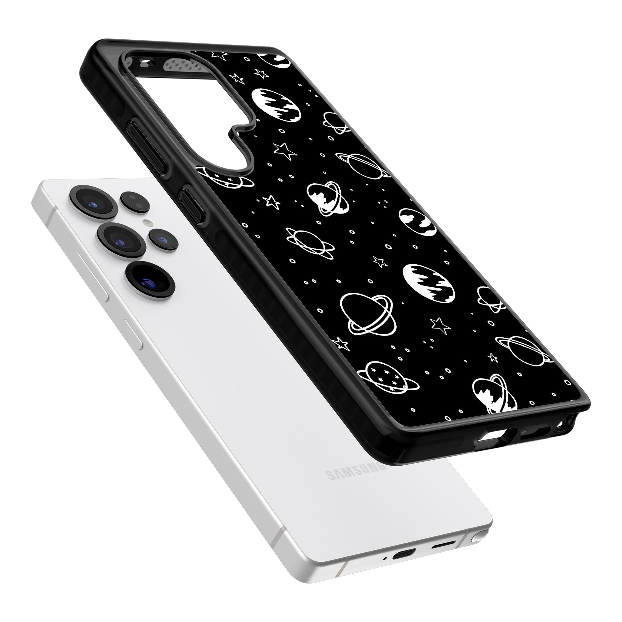 Cosmic Sketch White Black