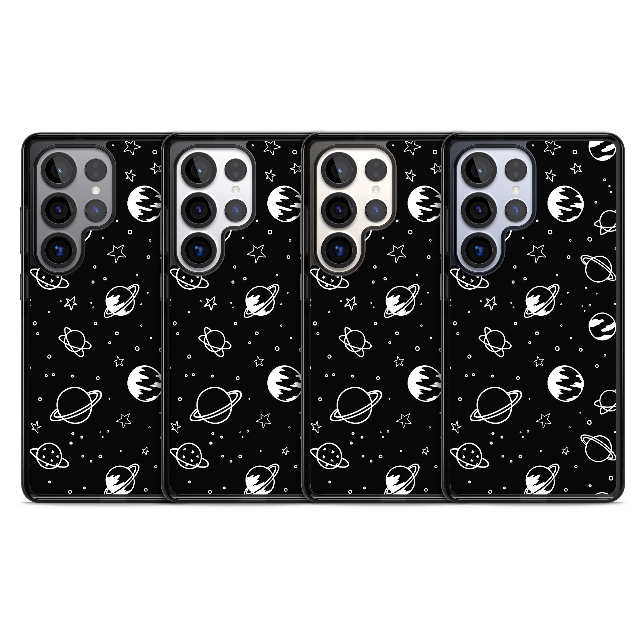 Cosmic Sketch White Black