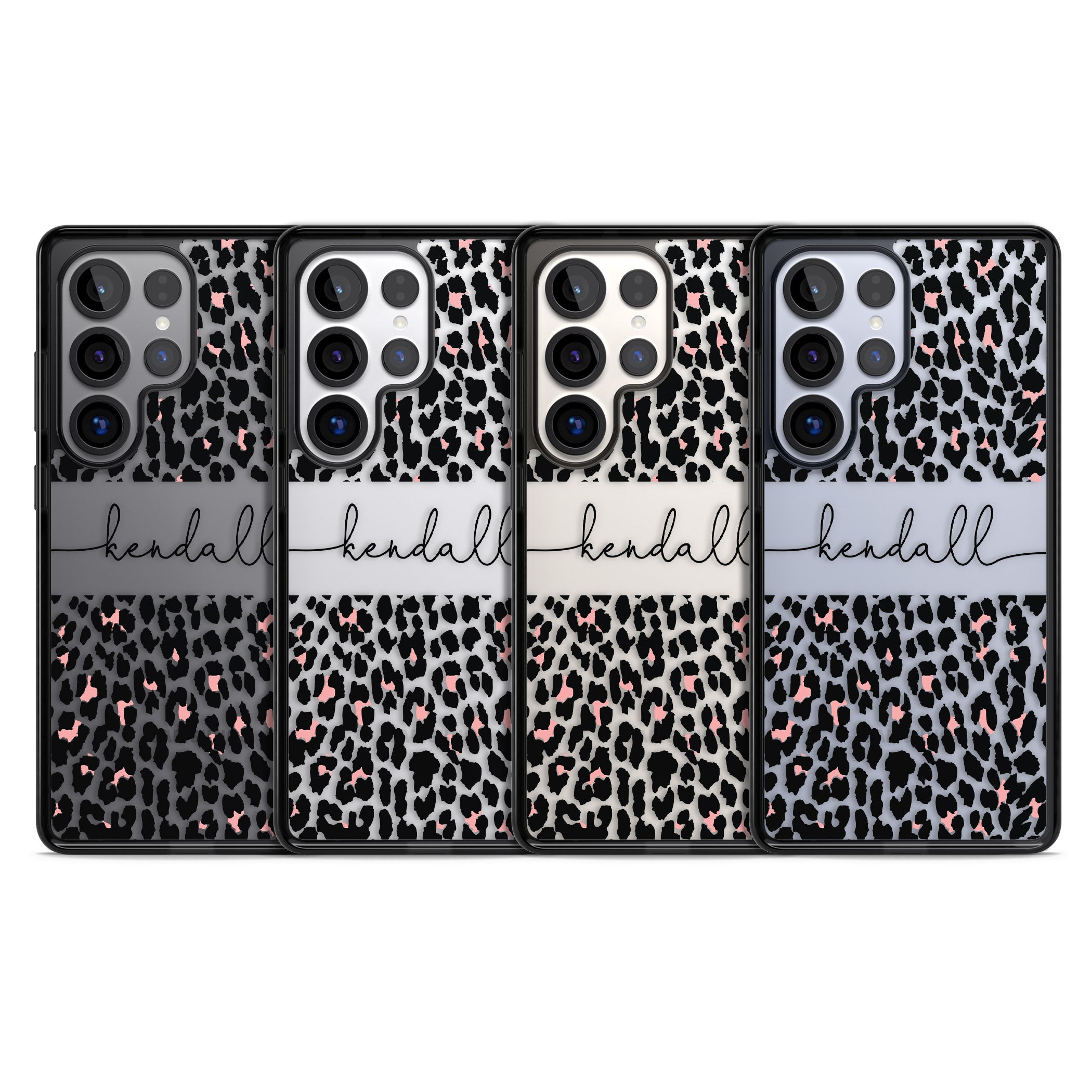 Personalised Cursive Leopard Spots
