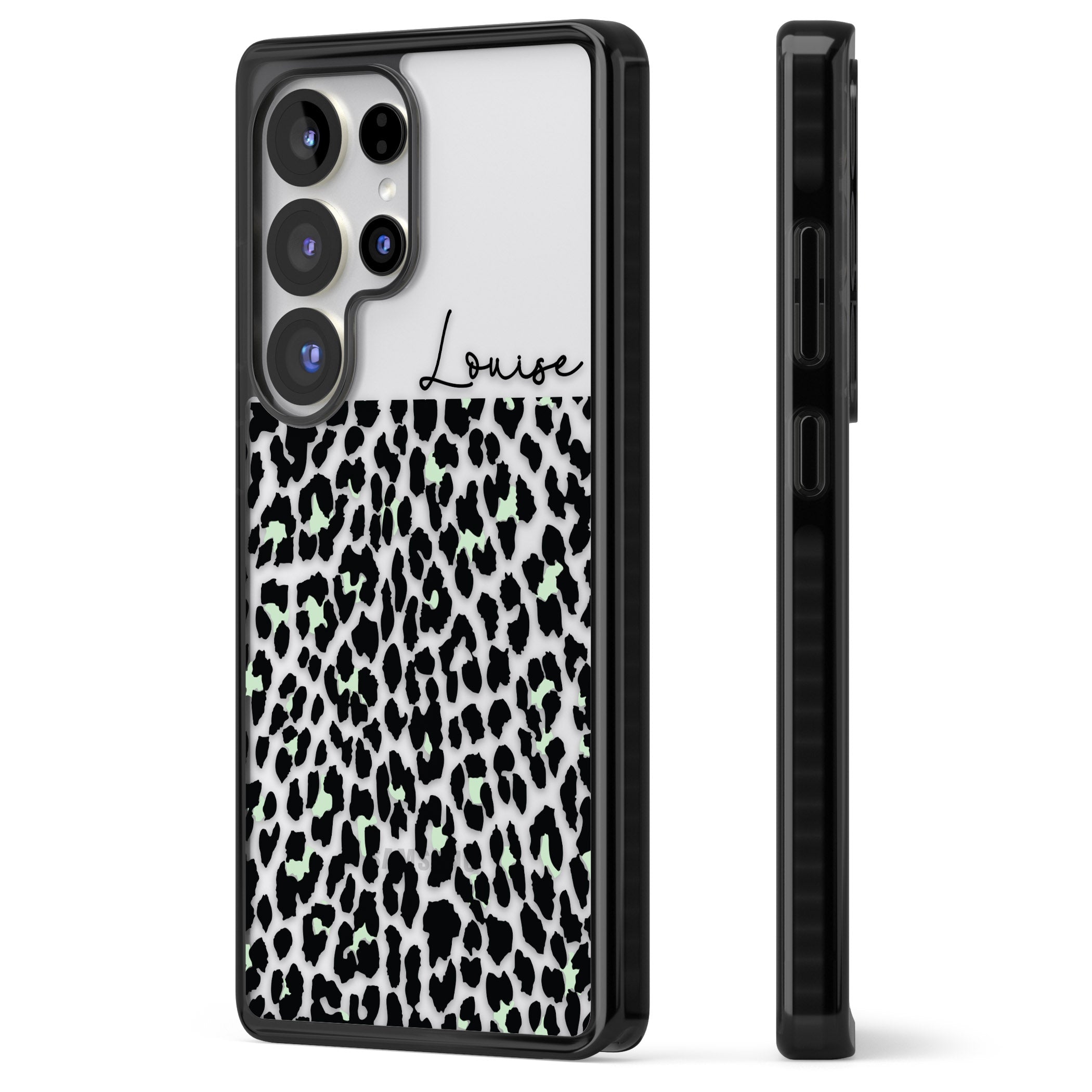 Personalised Seafoam Leopard