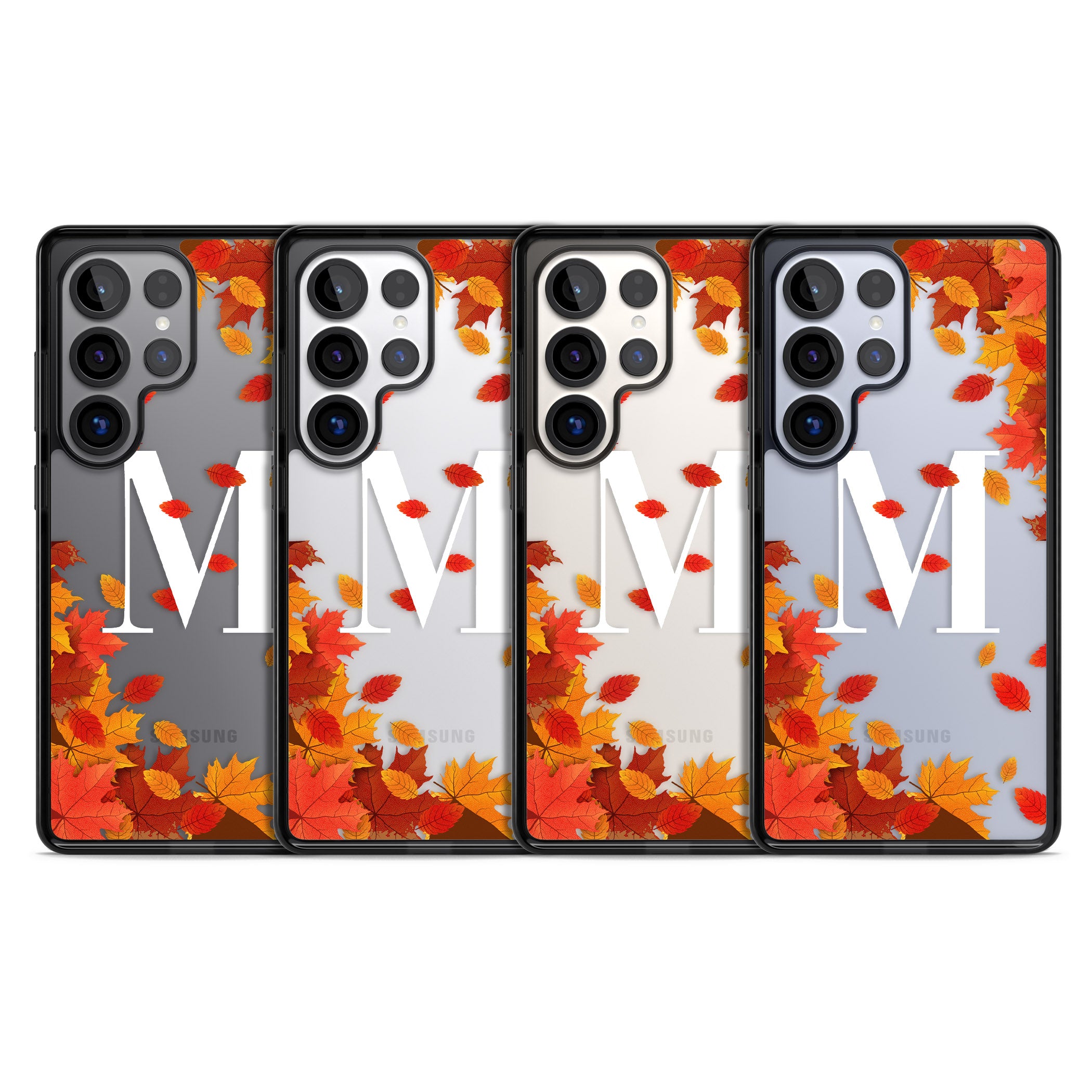 Personalised Autumn Leaves Monogram