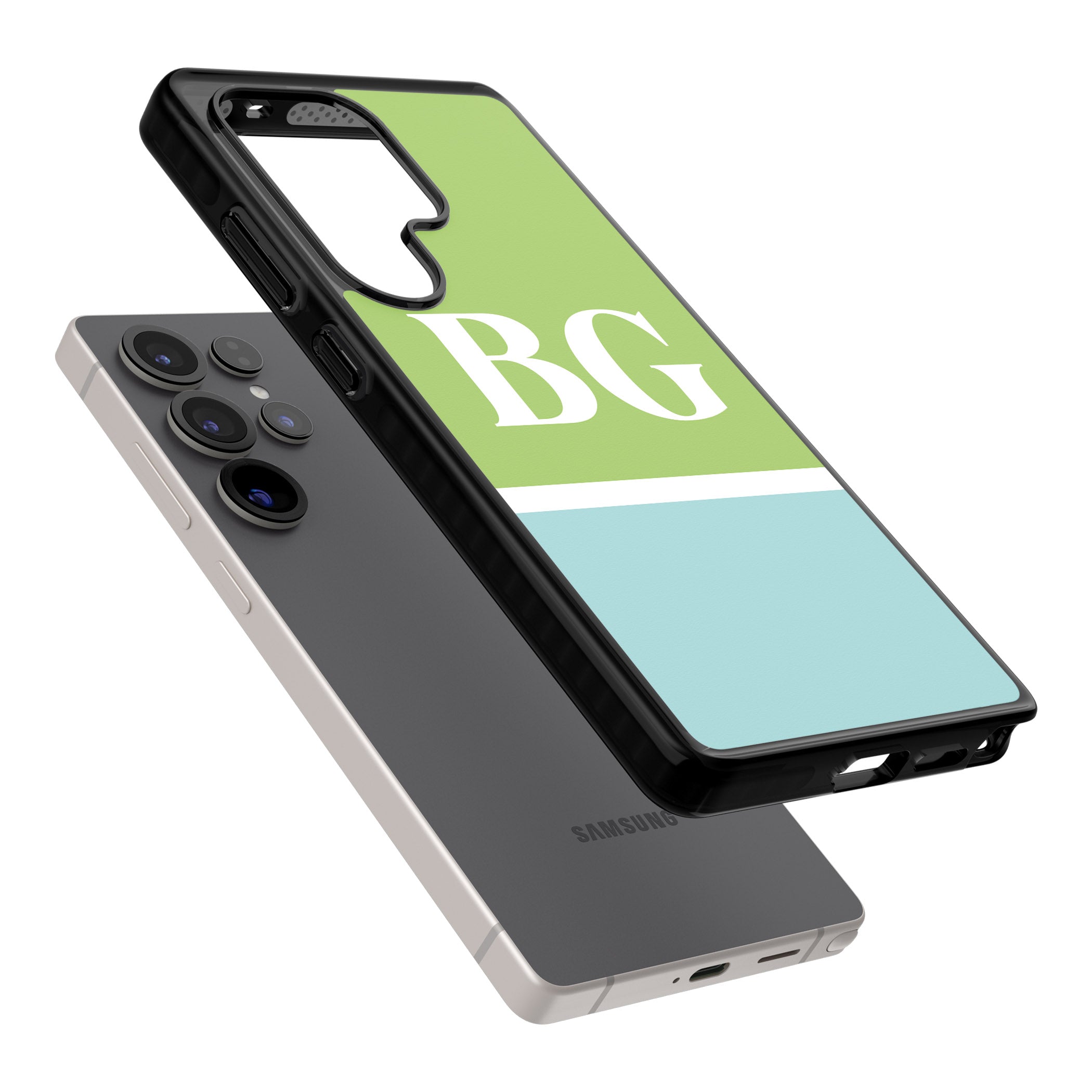 Personalised Colorblock: Green & Turquoise