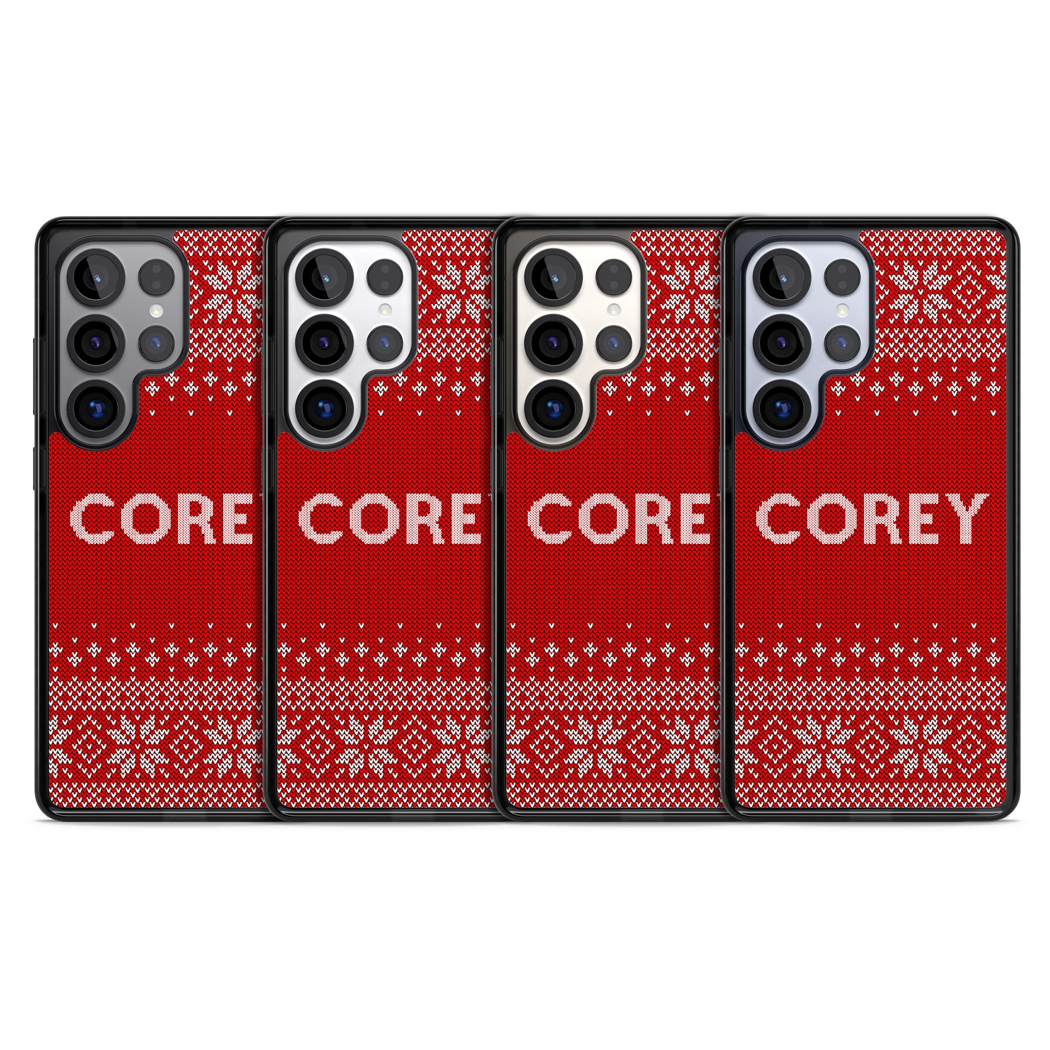 Personalised Red Christmas Knit