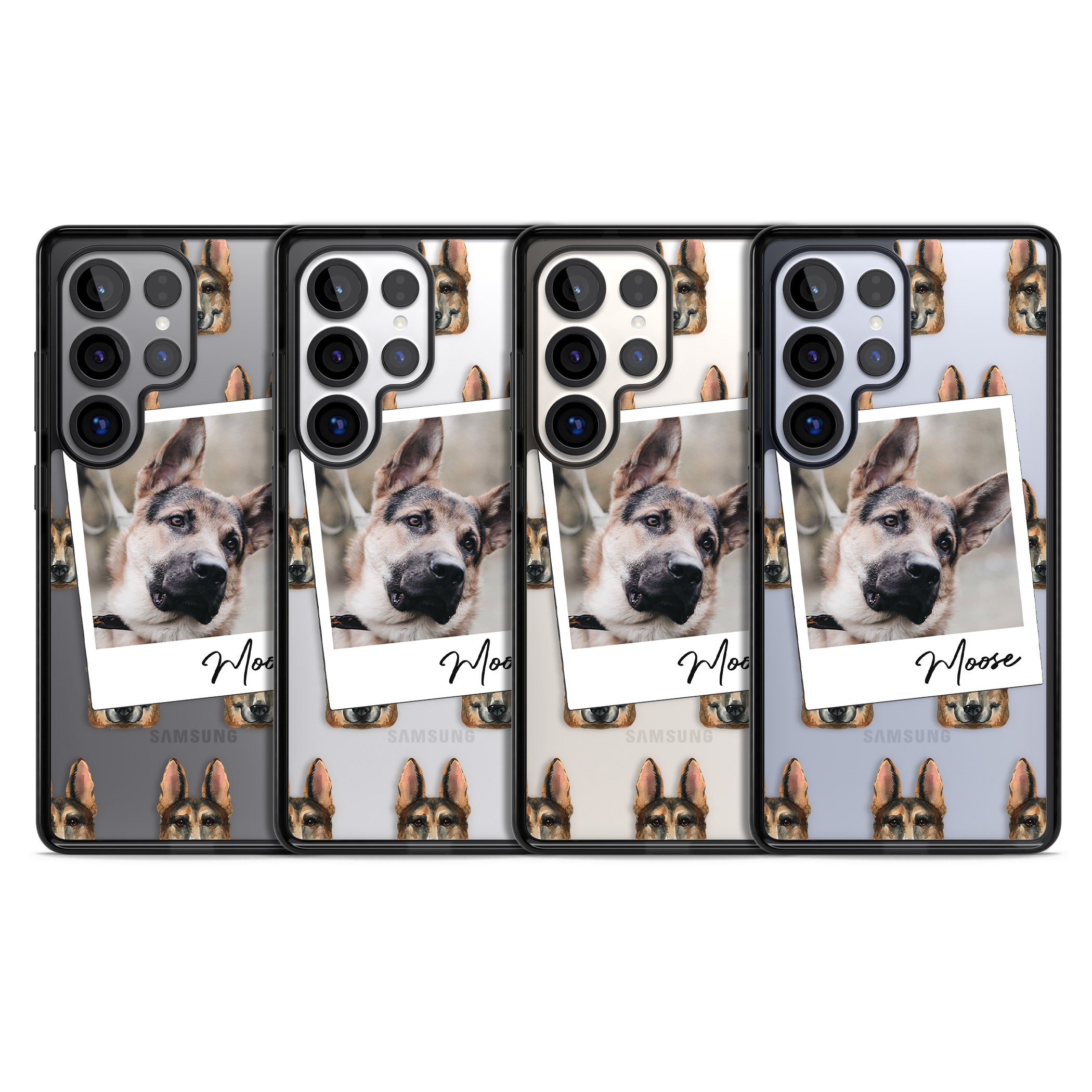 Personalised German Shepherd Instant Camera Photo