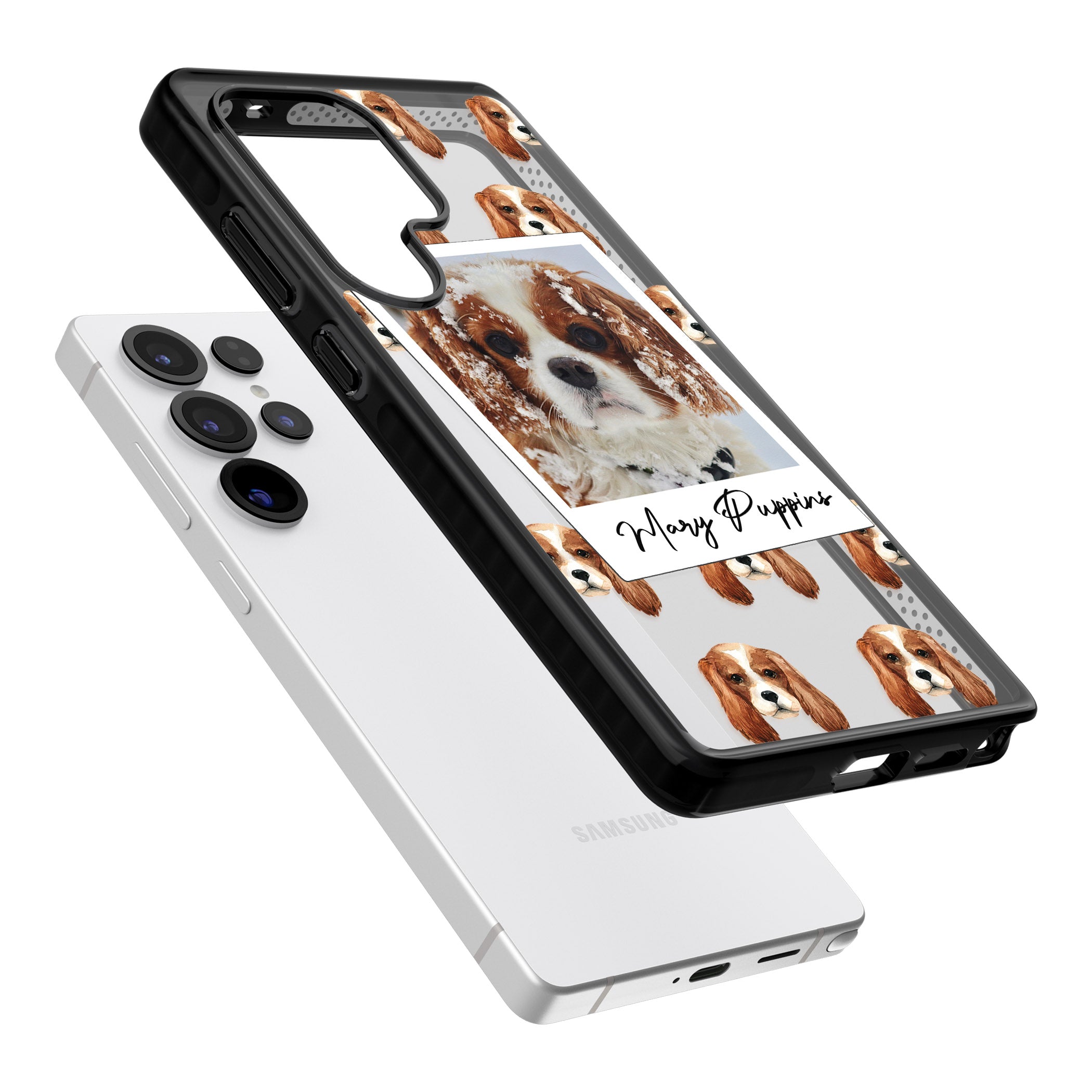 Personalised Cavalier King Charles Instant Camera Photo