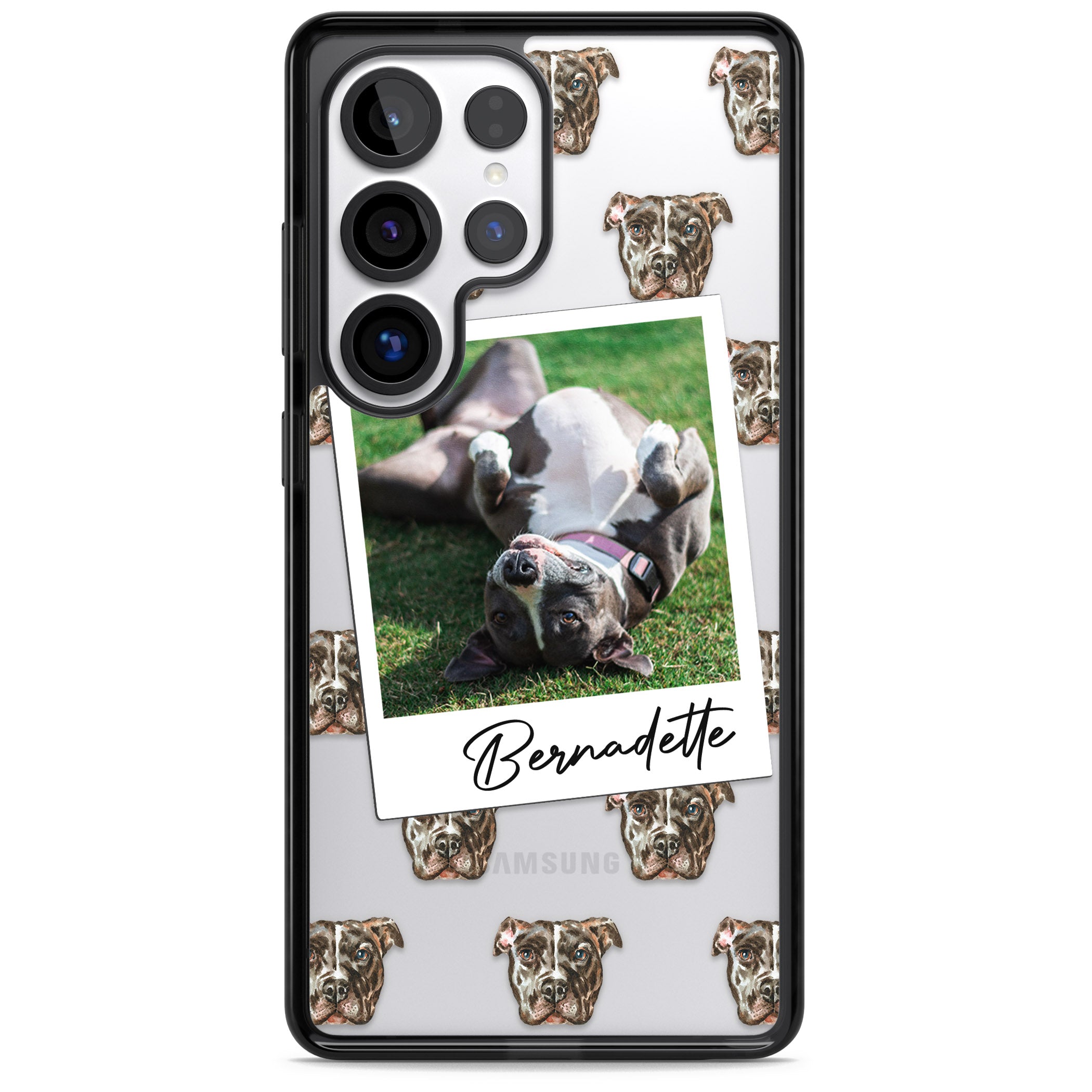 Personalised Staffordshire Bull Terrier Instant Camera Photo