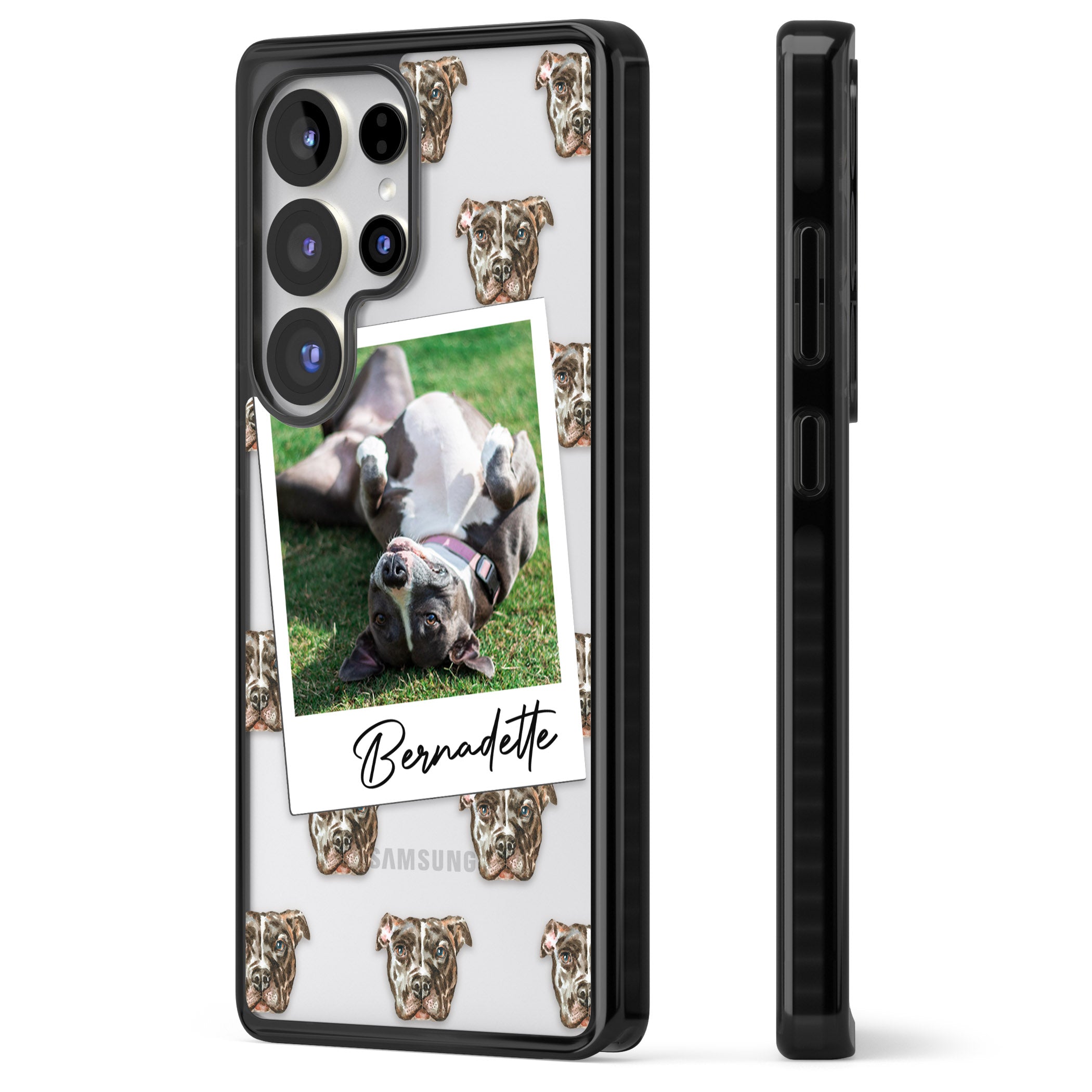 Personalised Staffordshire Bull Terrier Instant Camera Photo