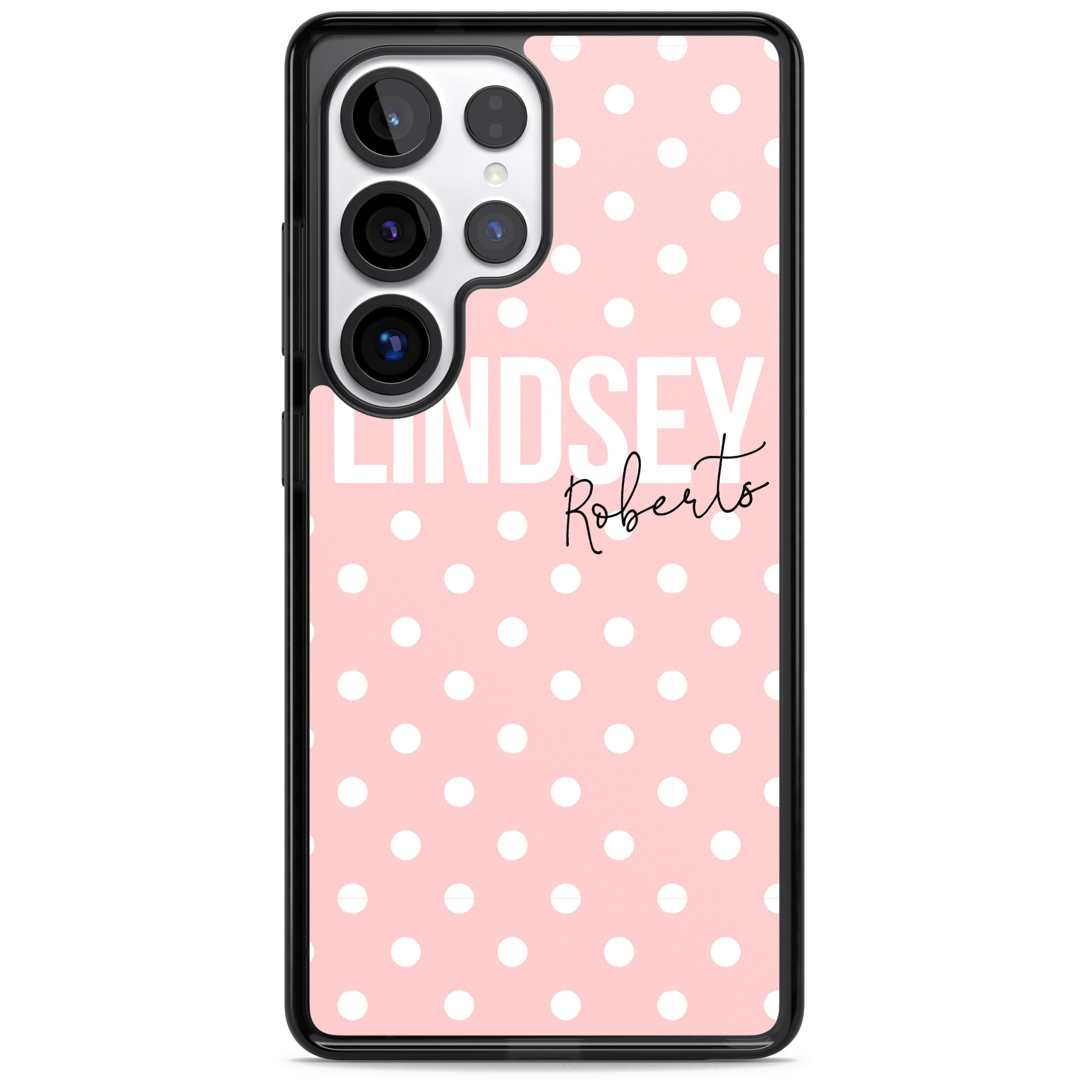 Personalised Pink Polka
