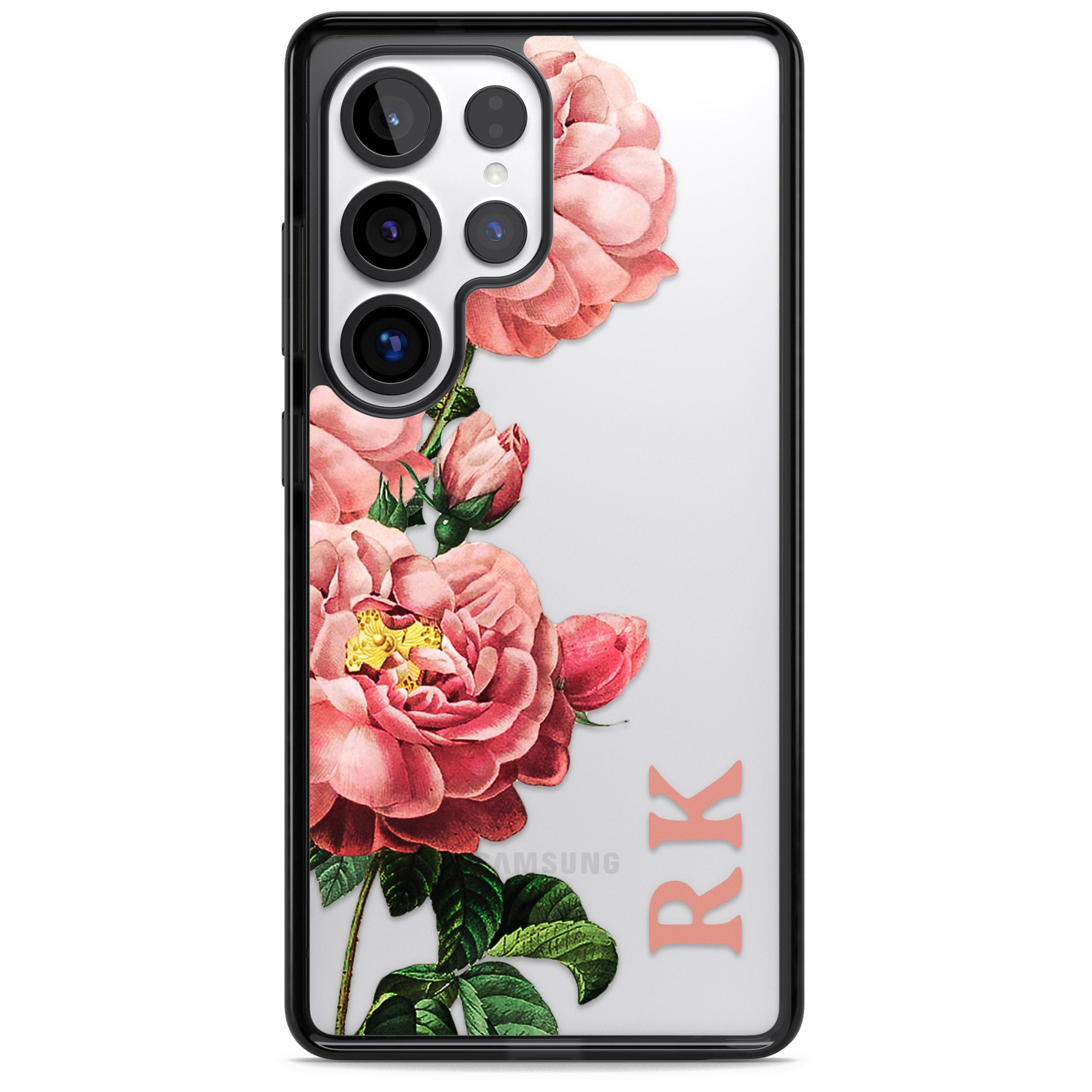 Personalised Vintage Floral Peonies