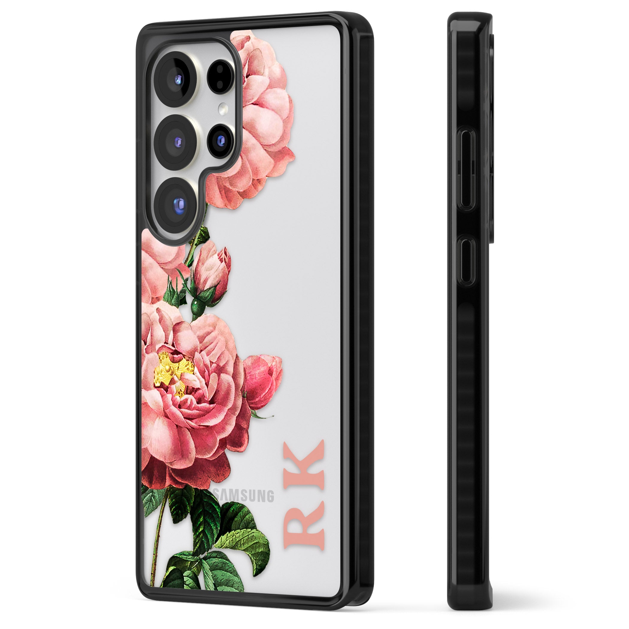 Personalised Vintage Floral Peonies