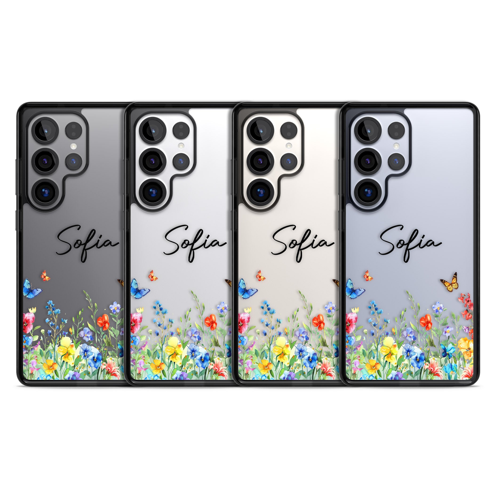 Personalised Buterflies Wildflowers