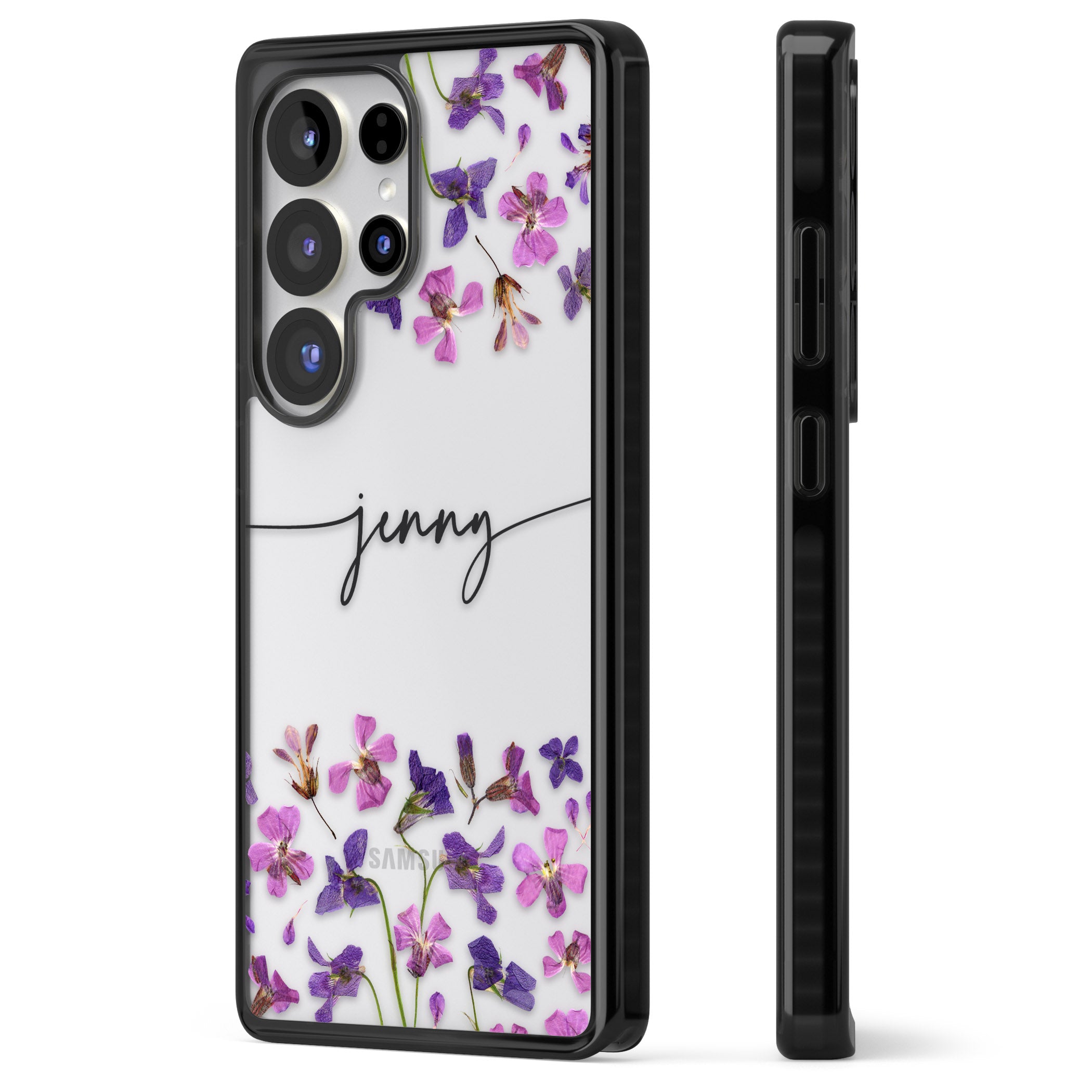 Personalised Purple Violets