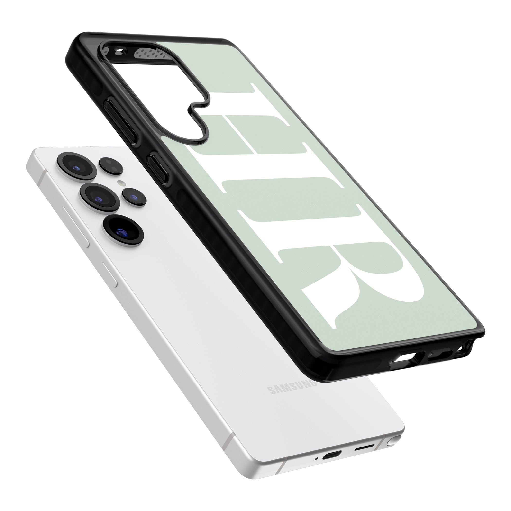 Personalised White & Seafoam Green Letters