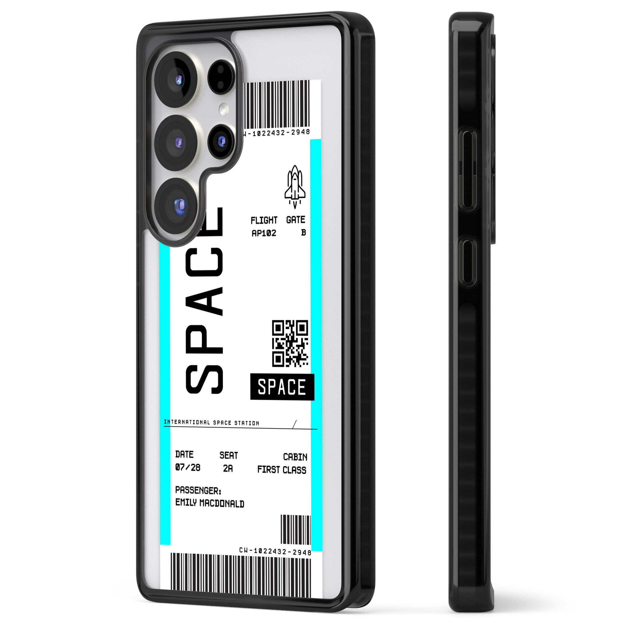 Personalised Space Travel Ticket