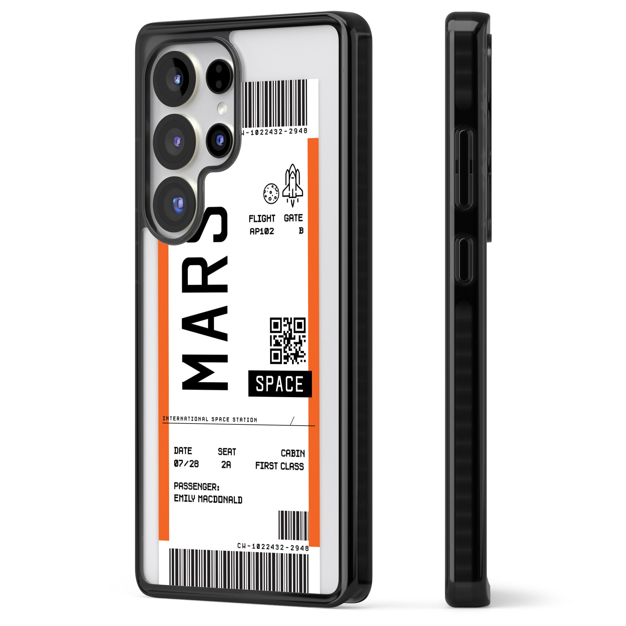 Personalised Mars Travel Ticket