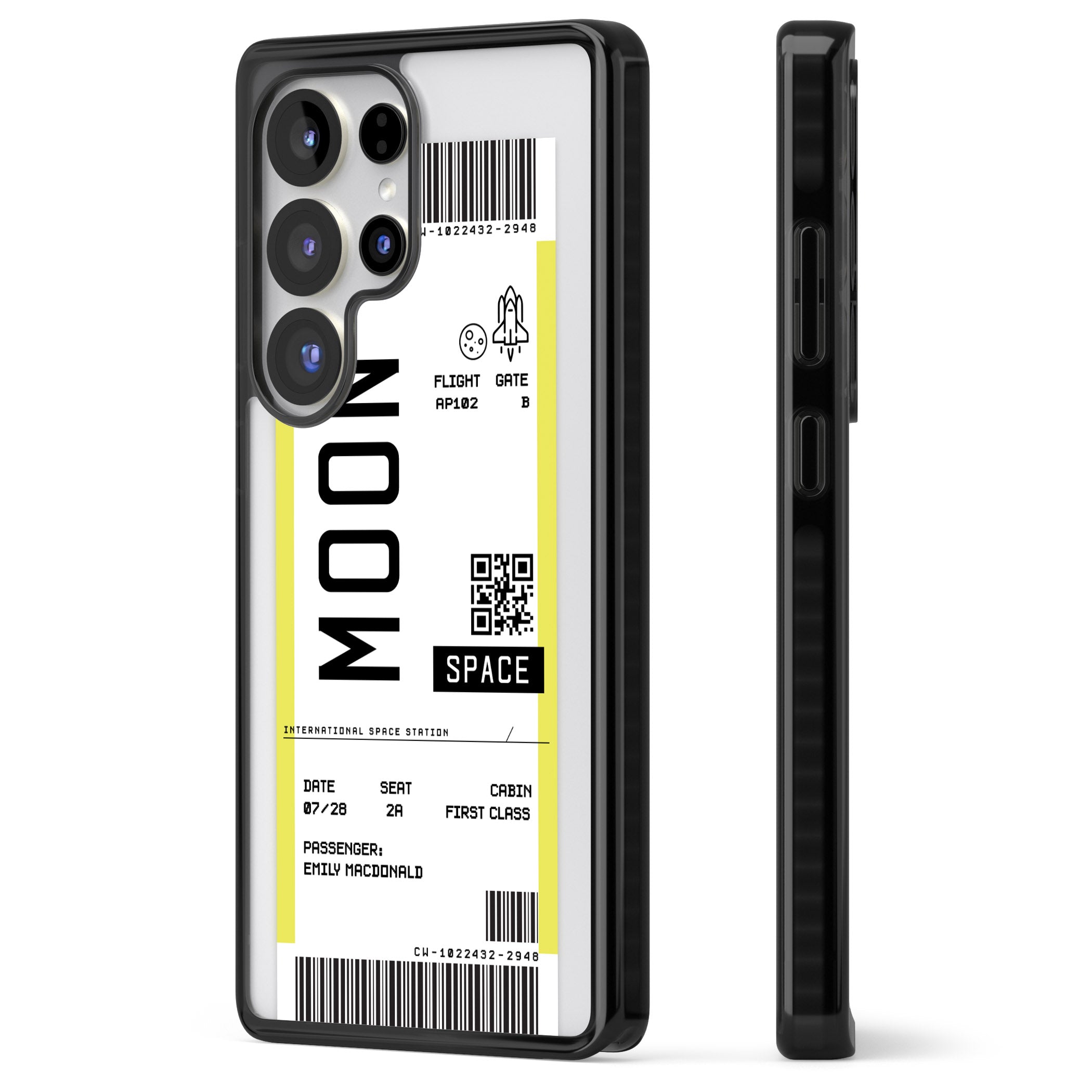 Personalised Moon Travel Ticket