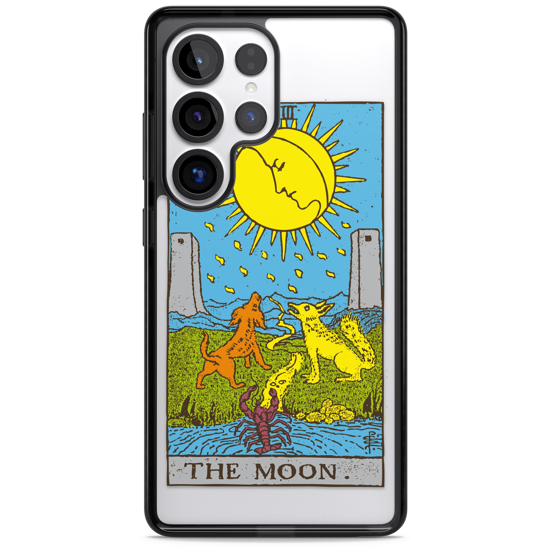 Personalised The Moon Tarot Card (Color)